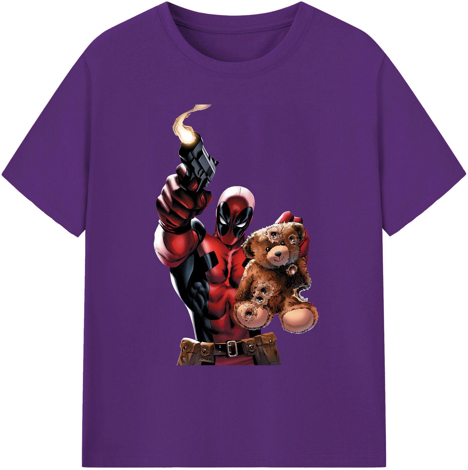 （画像用） Deadpool デッドプール 綿100％ メンズ半袖Tシャツ｜肌触りやわらか＆通気性