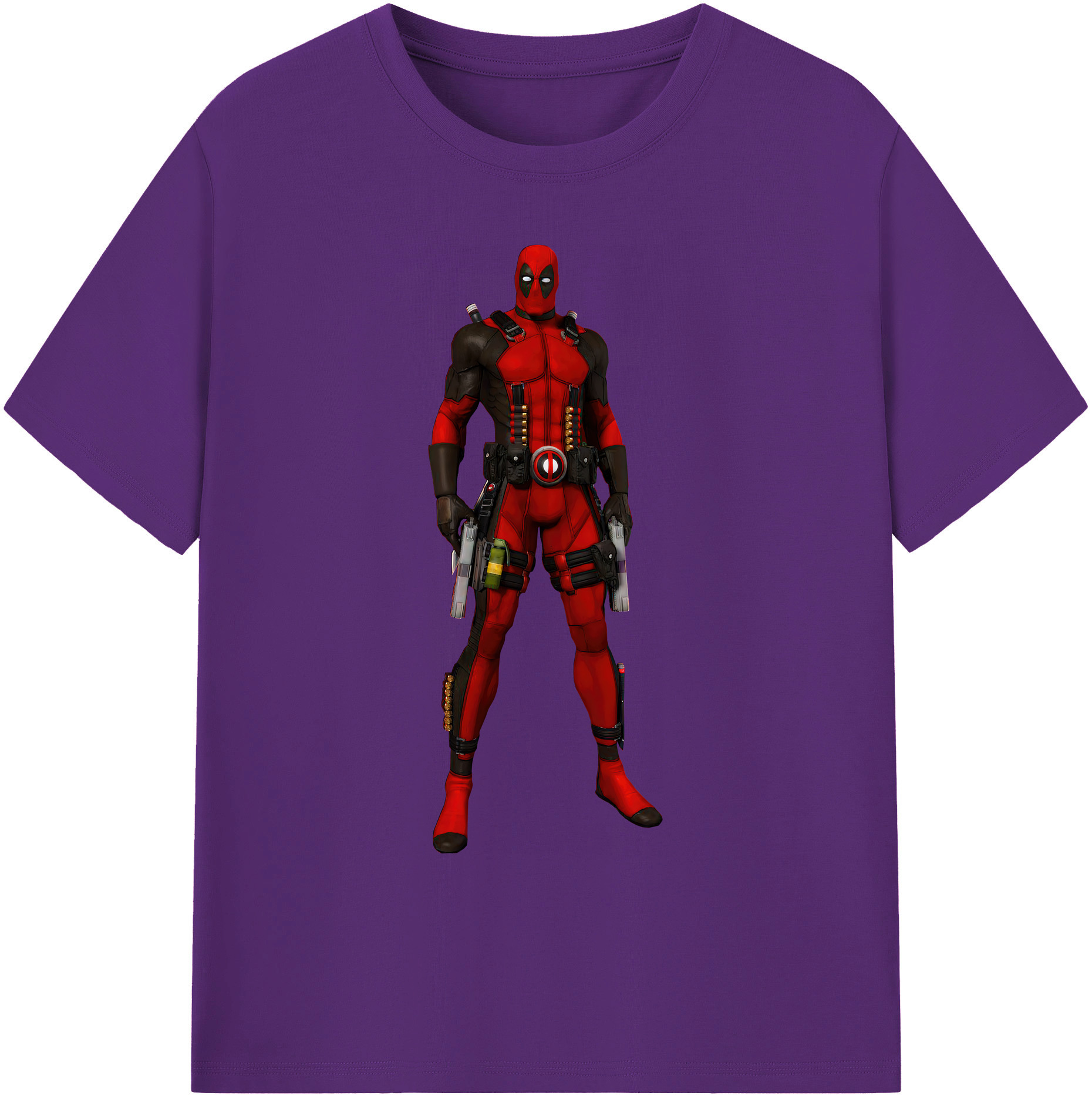 （画像用） Deadpool デッドプール 綿100％ メンズ半袖Tシャツ｜肌触りやわらか＆通気性