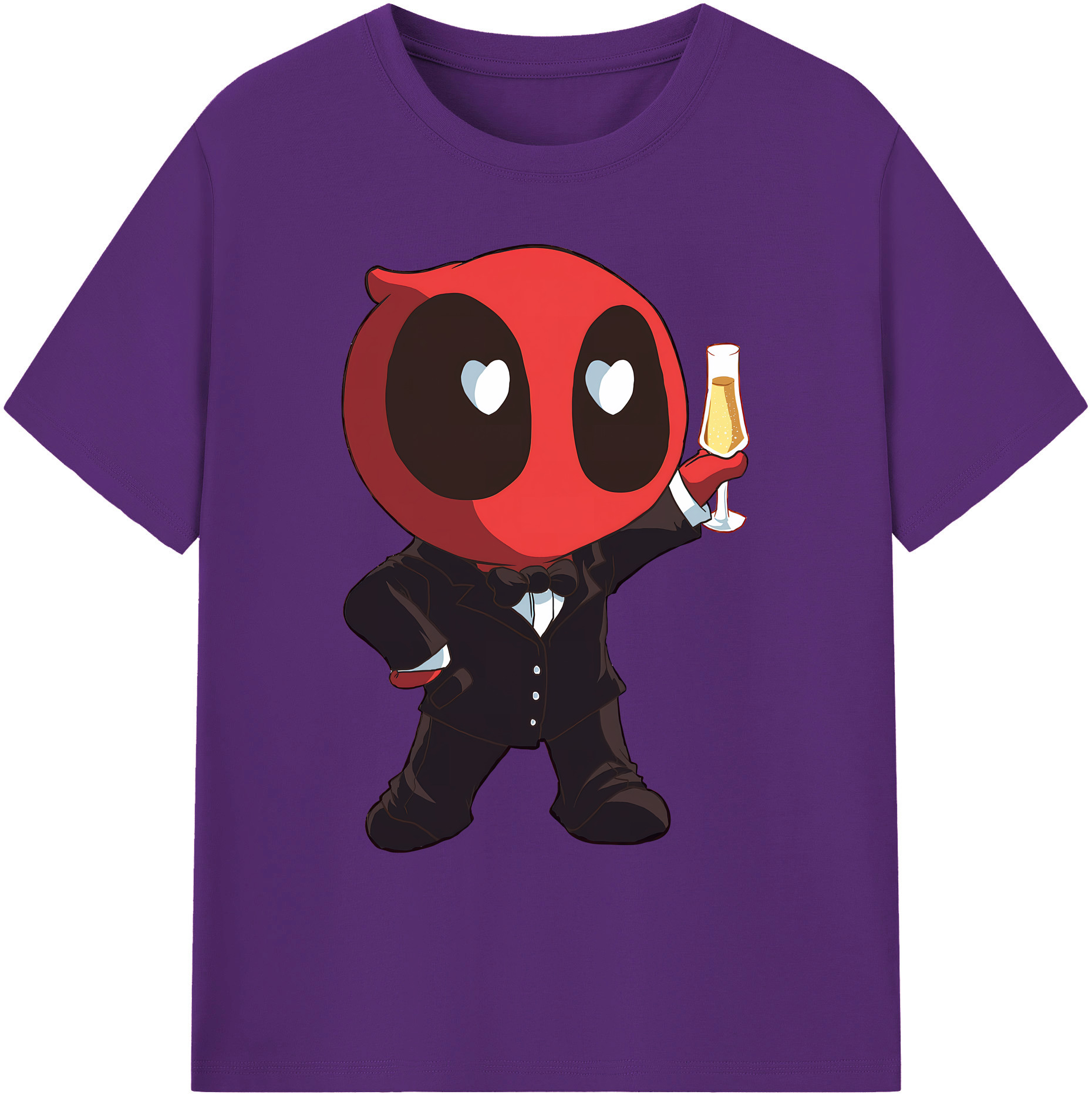 （画像用） Deadpool デッドプール 綿100％ メンズ半袖Tシャツ｜肌触りやわらか＆通気性