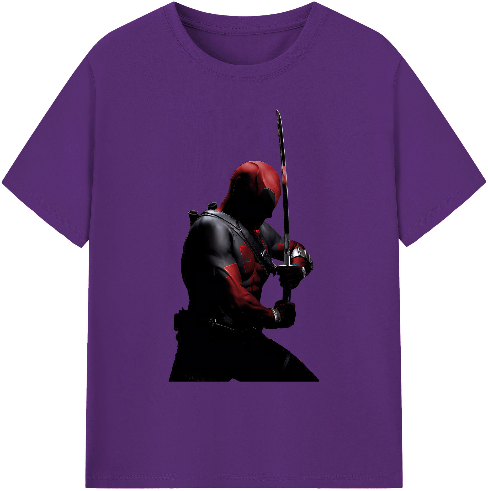 （画像用） Deadpool デッドプール 綿100％ メンズ半袖Tシャツ｜肌触りやわらか＆通気性