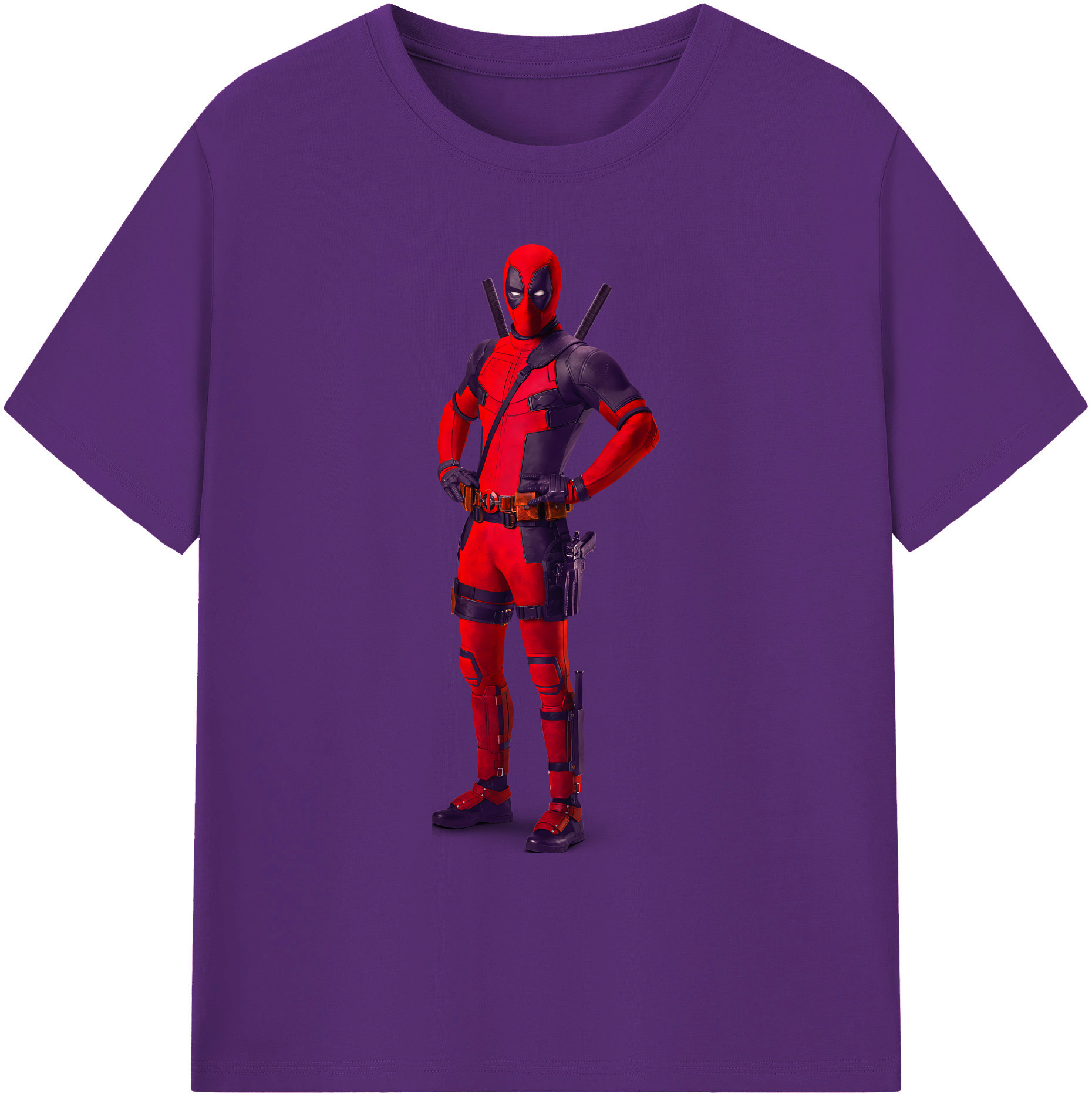 （画像用） Deadpool デッドプール 綿100％ メンズ半袖Tシャツ｜肌触りやわらか＆通気性