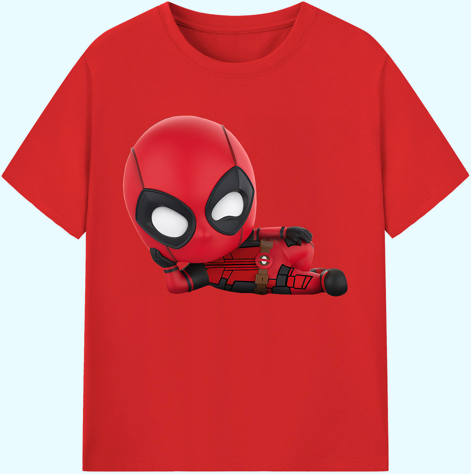 （画像用） Deadpool デッドプール 綿100％ メンズ半袖Tシャツ｜肌触りやわらか＆通気性