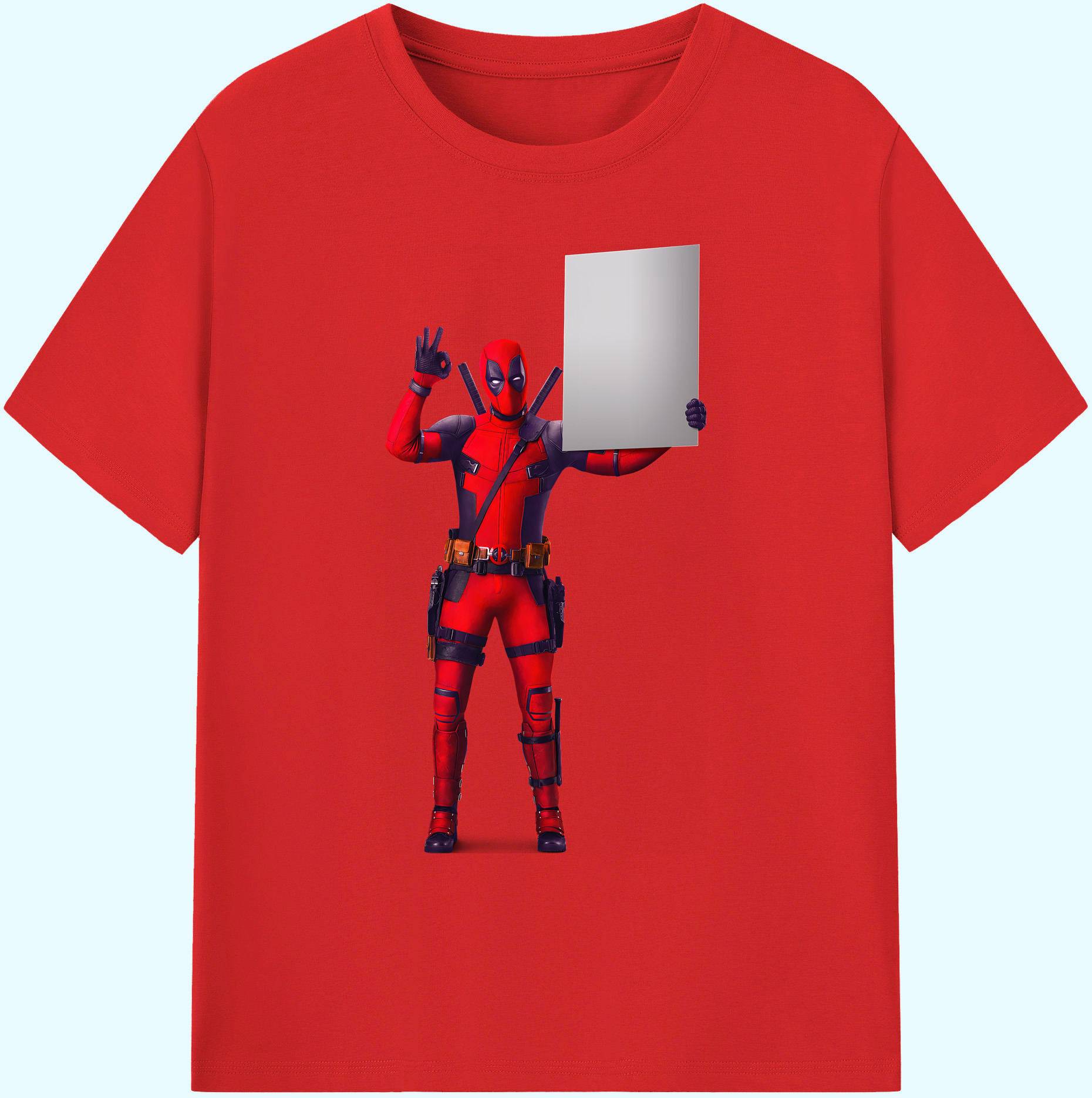 （画像用） Deadpool デッドプール 綿100％ メンズ半袖Tシャツ｜肌触りやわらか＆通気性