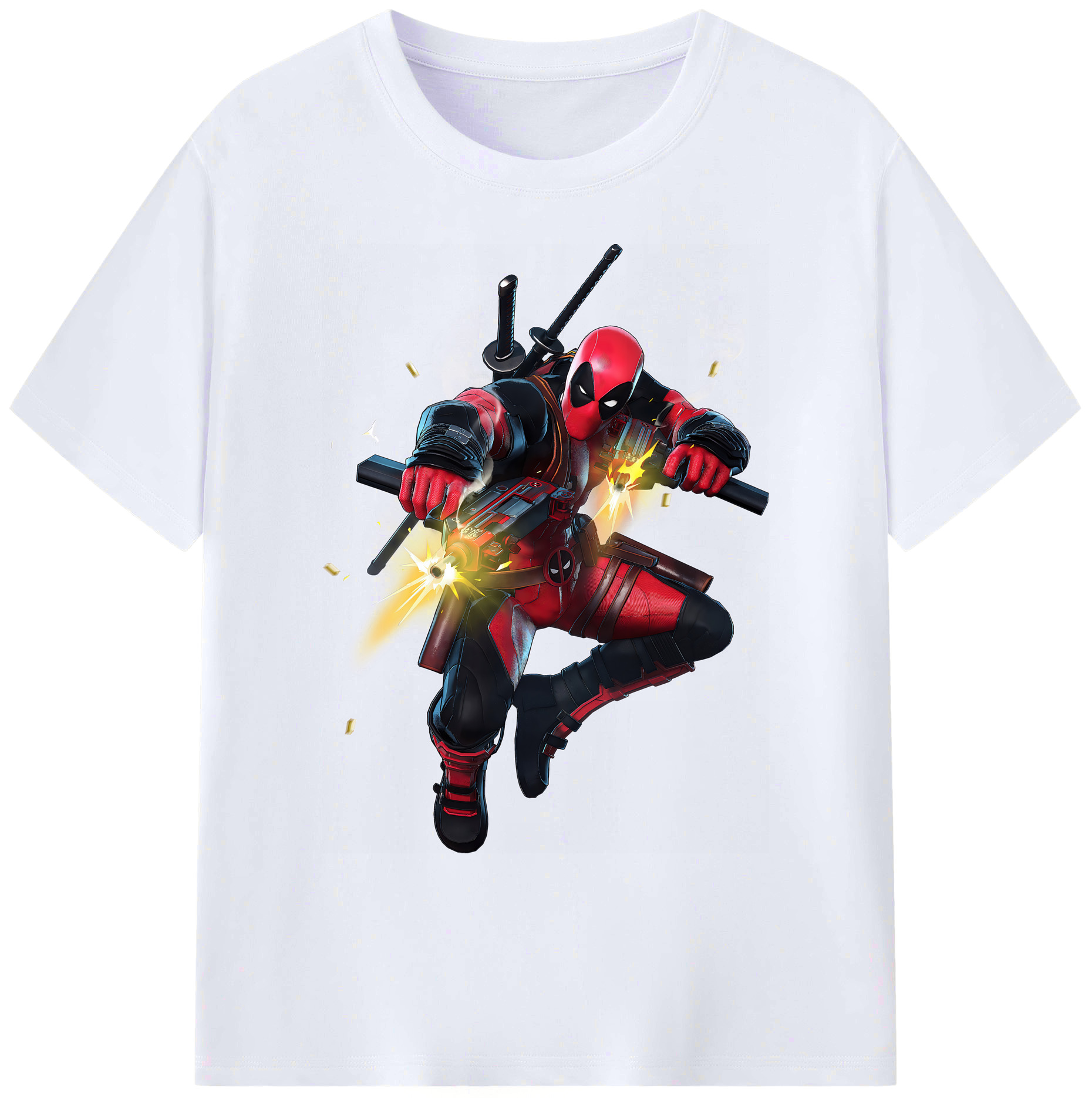 （画像用） Deadpool デッドプール 綿100％ メンズ半袖Tシャツ｜肌触りやわらか＆通気性