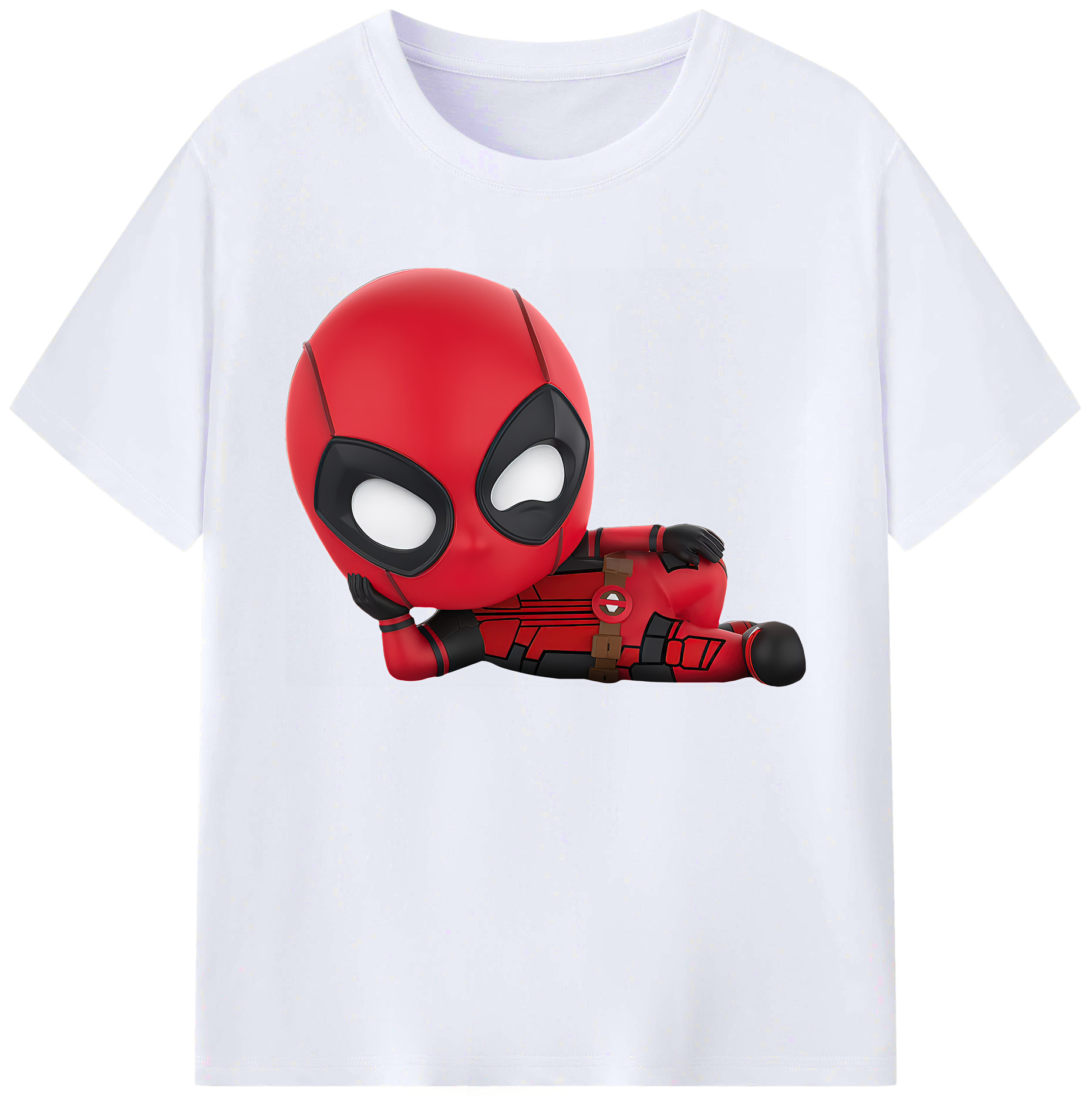 （画像用） Deadpool デッドプール 綿100％ メンズ半袖Tシャツ｜肌触りやわらか＆通気性