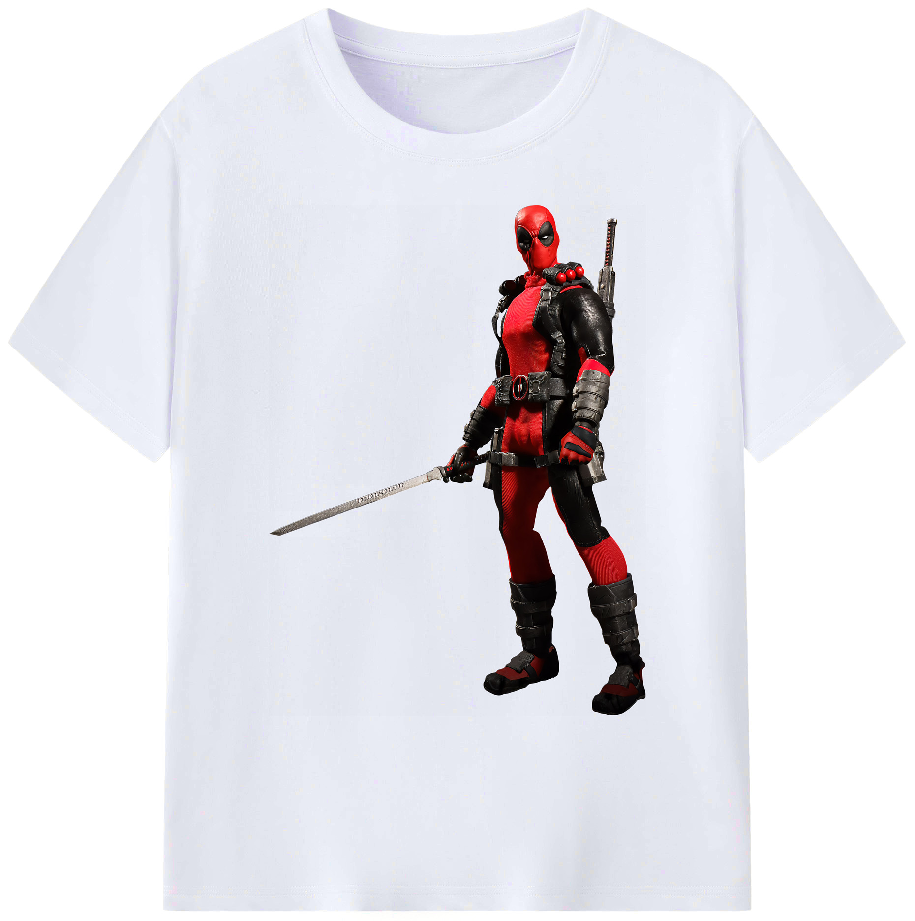（画像用） Deadpool デッドプール 綿100％ メンズ半袖Tシャツ｜肌触りやわらか＆通気性