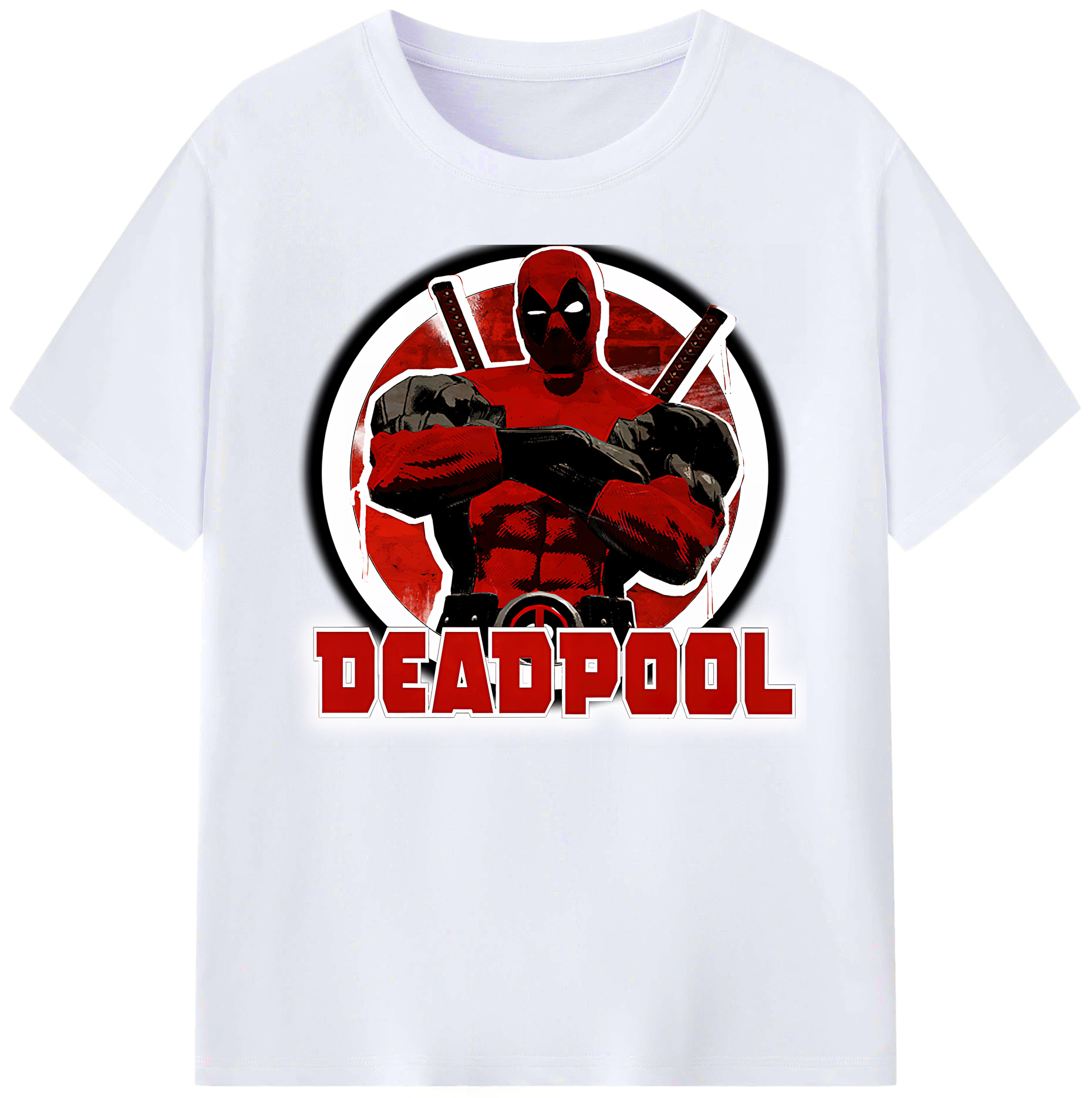 （画像用） Deadpool デッドプール 綿100％ メンズ半袖Tシャツ｜肌触りやわらか＆通気性