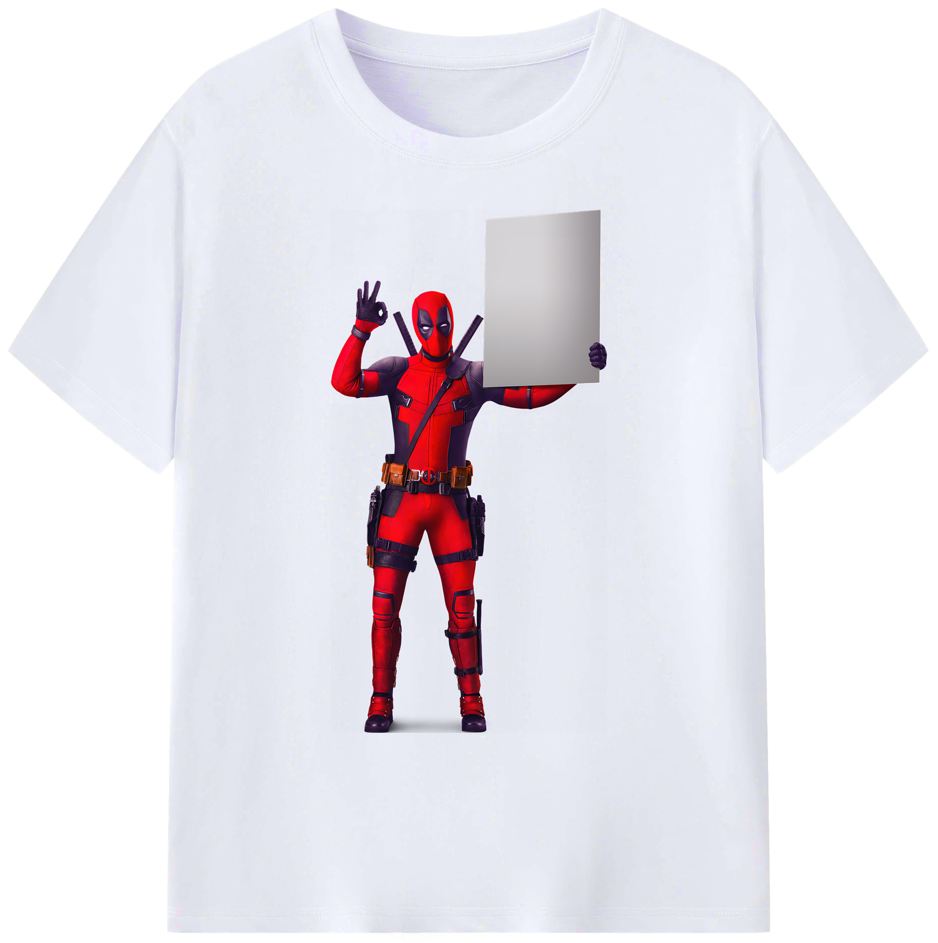 （画像用） Deadpool デッドプール 綿100％ メンズ半袖Tシャツ｜肌触りやわらか＆通気性