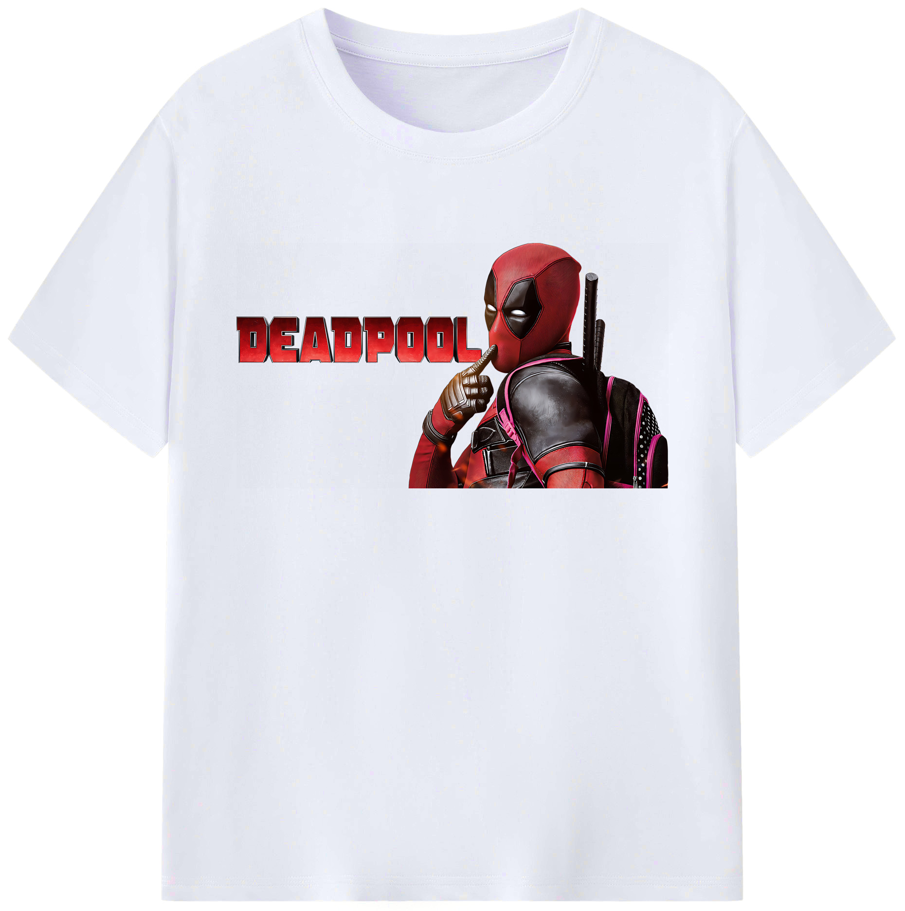 （画像用） Deadpool デッドプール 綿100％ メンズ半袖Tシャツ｜肌触りやわらか＆通気性