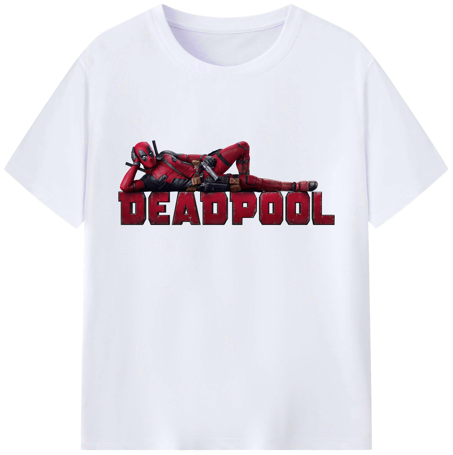 （画像用） Deadpool デッドプール 綿100％ メンズ半袖Tシャツ｜肌触りやわらか＆通気性