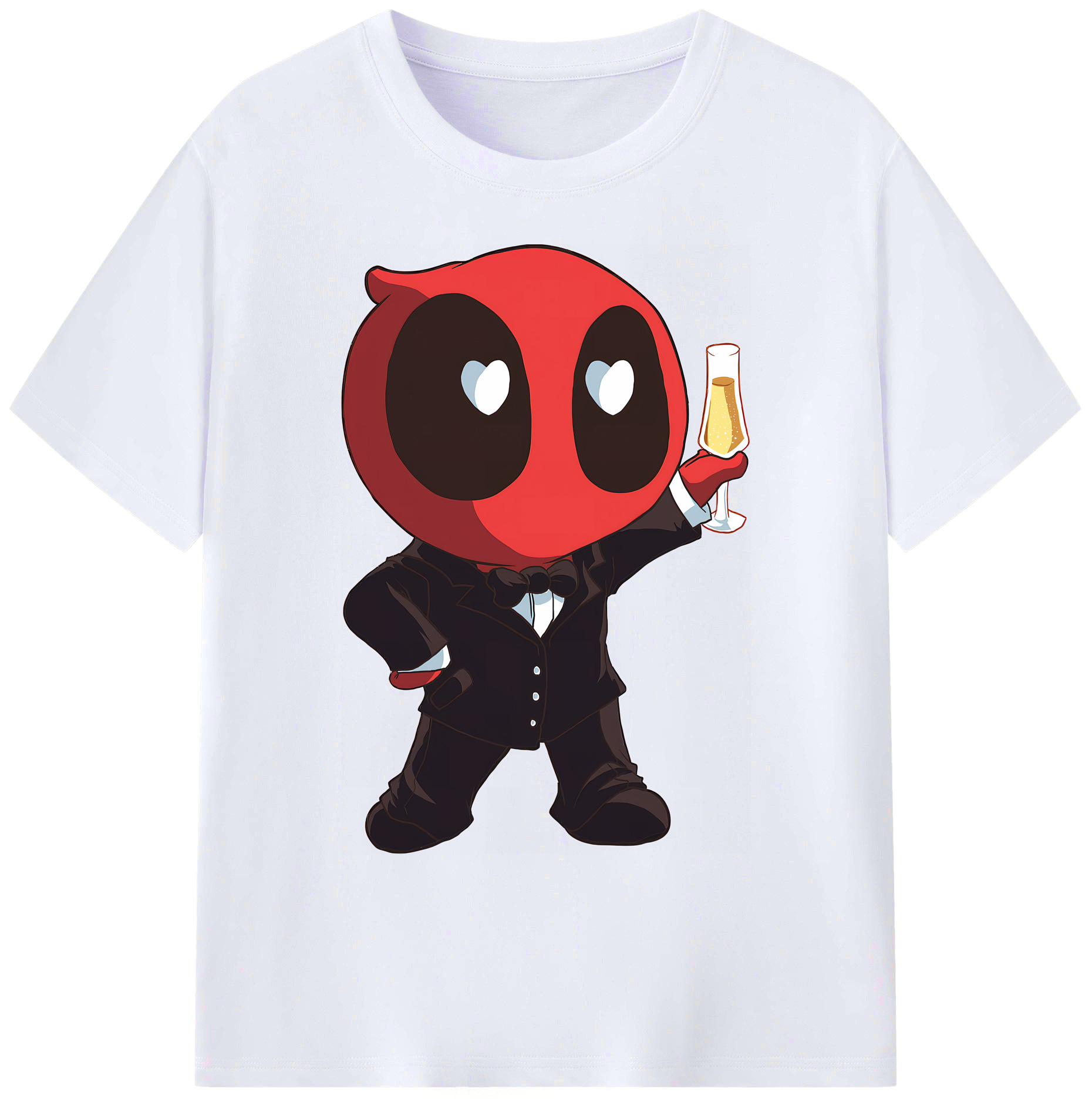 （画像用） Deadpool デッドプール 綿100％ メンズ半袖Tシャツ｜肌触りやわらか＆通気性