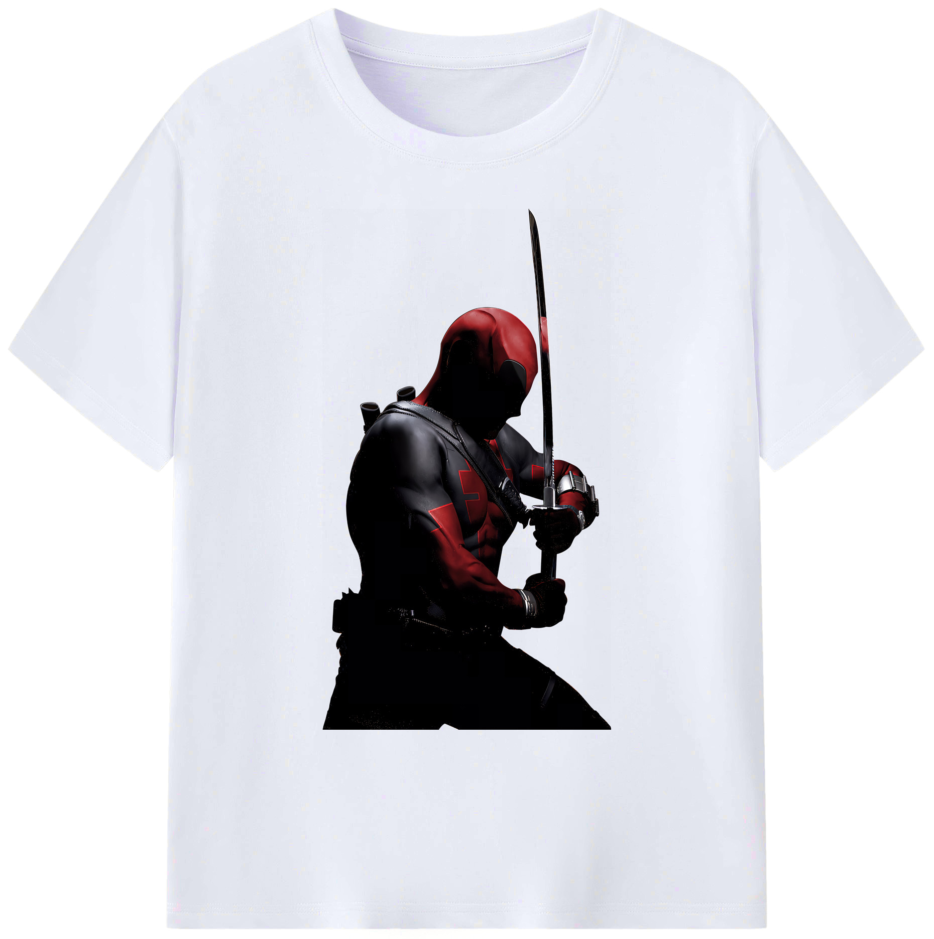 （画像用） Deadpool デッドプール 綿100％ メンズ半袖Tシャツ｜肌触りやわらか＆通気性