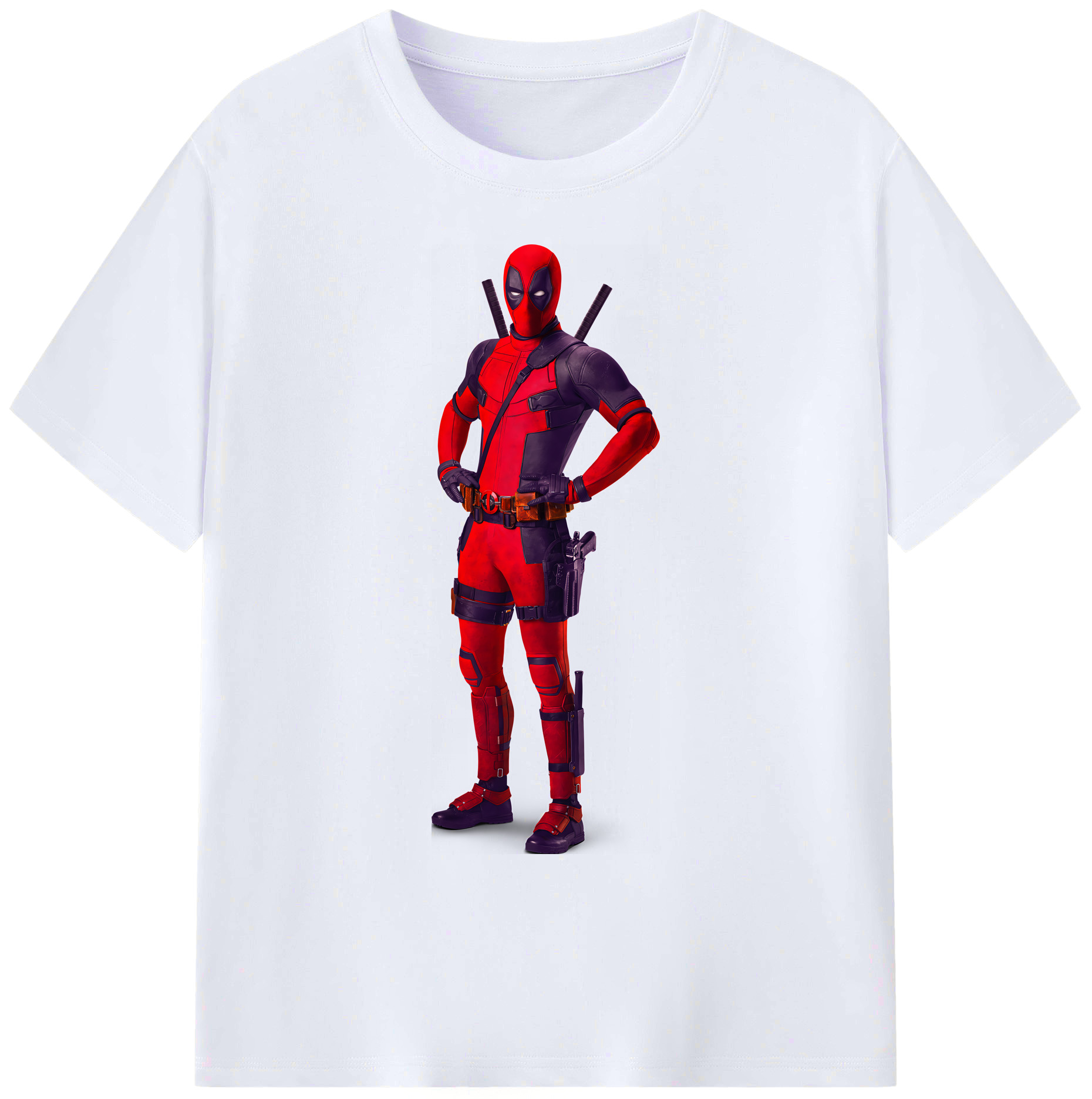 （画像用） Deadpool デッドプール 綿100％ メンズ半袖Tシャツ｜肌触りやわらか＆通気性