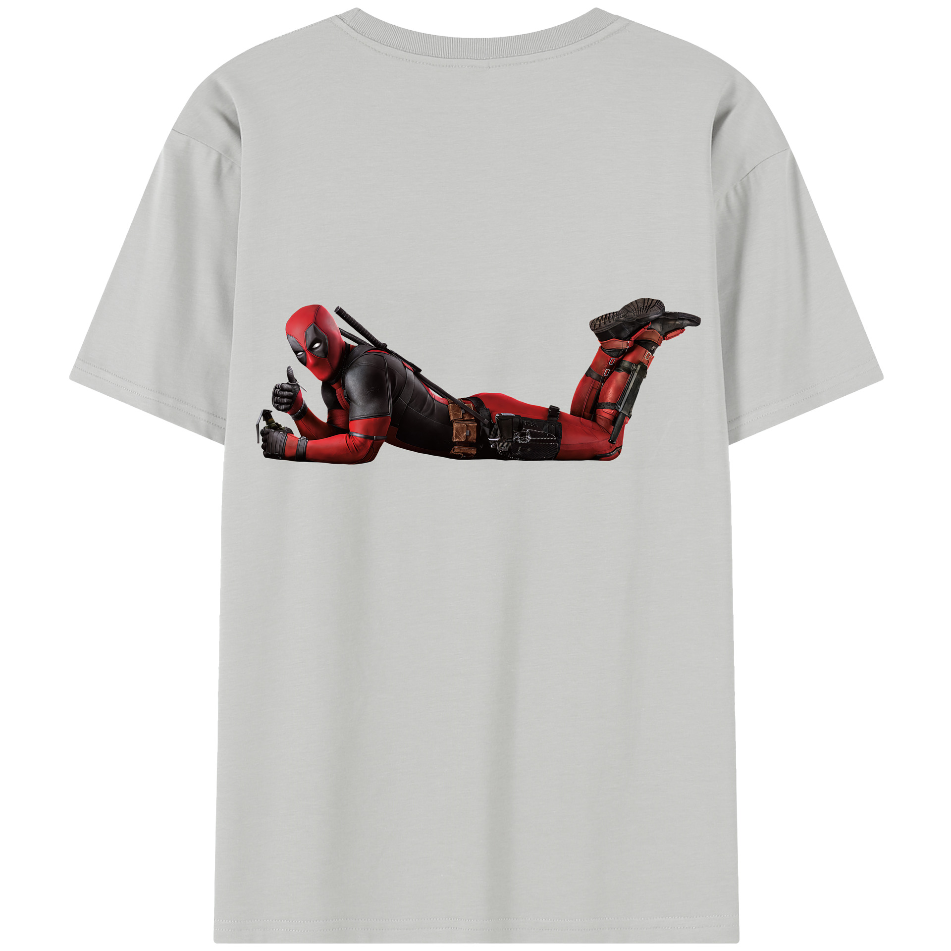 （画像用） Deadpool デッドプール レディース半袖Tシャツ(バックプリント)
