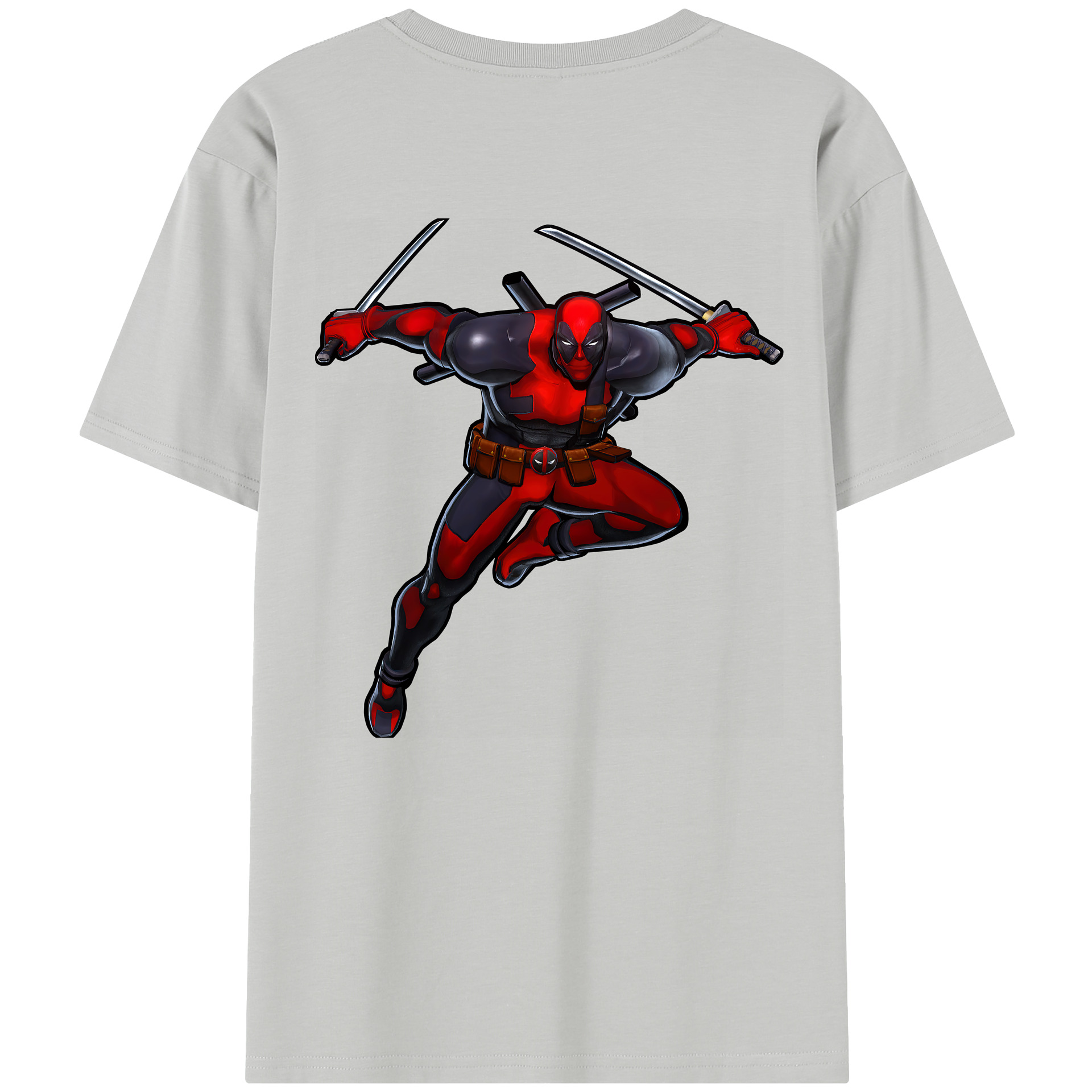 （画像用） Deadpool デッドプール レディース半袖Tシャツ(バックプリント)