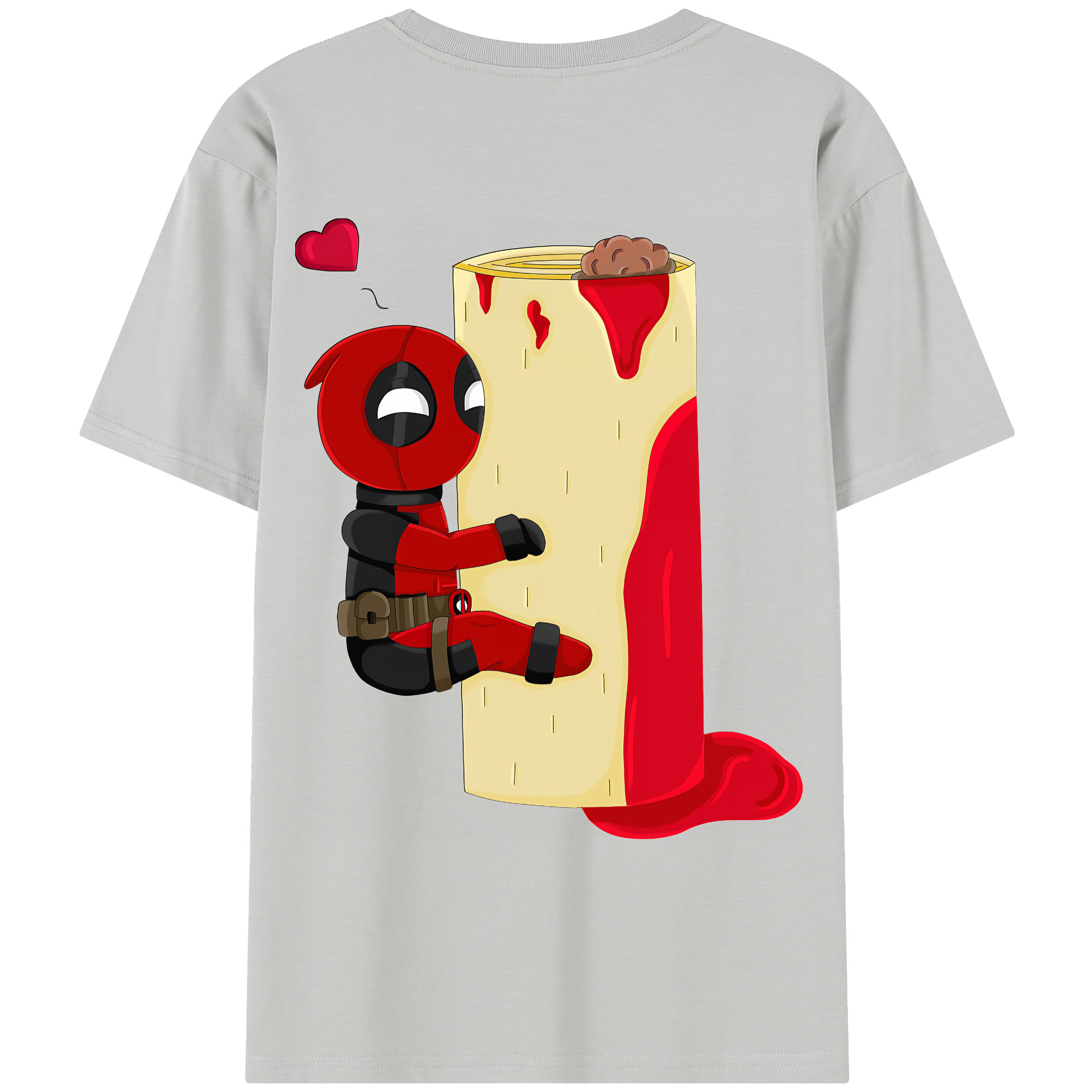 （画像用） Deadpool デッドプール レディース半袖Tシャツ(バックプリント)