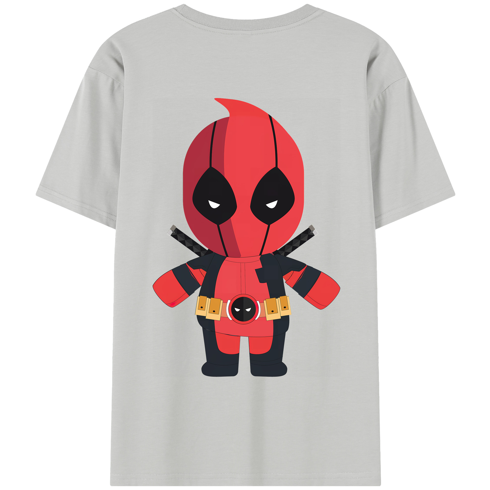 （画像用） Deadpool デッドプール レディース半袖Tシャツ(バックプリント)