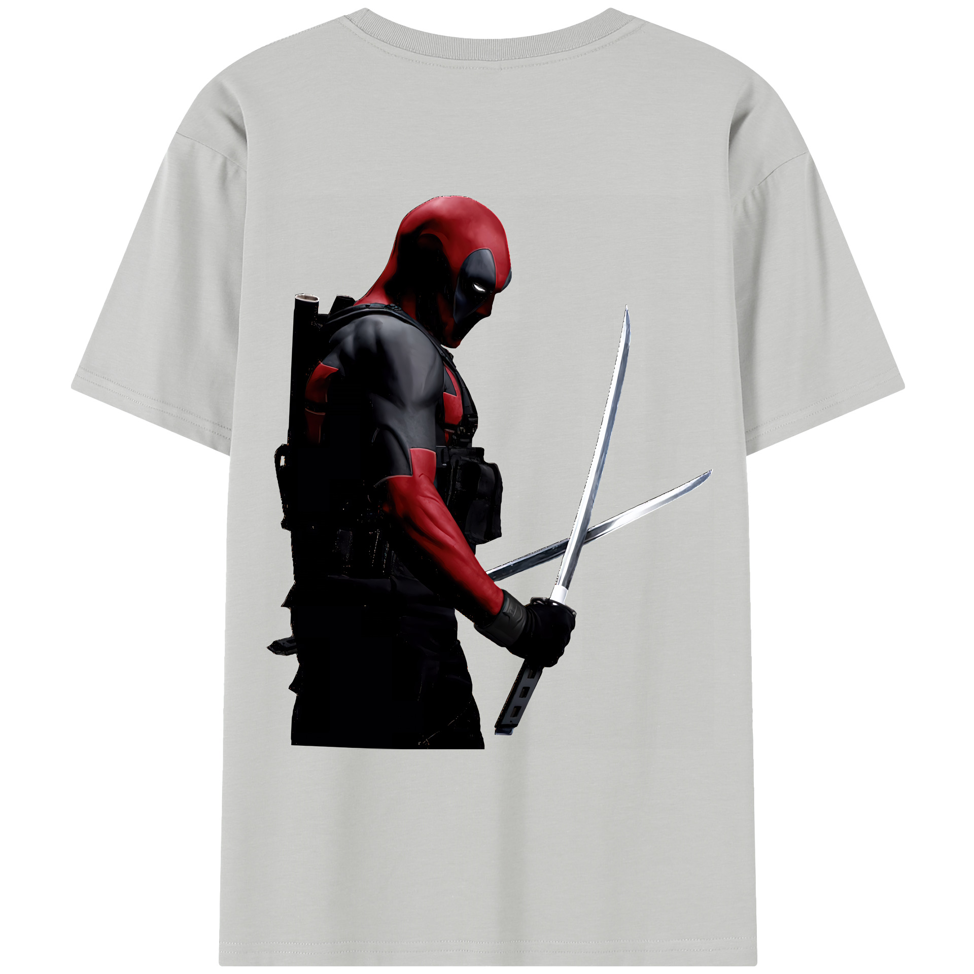 （画像用） Deadpool デッドプール レディース半袖Tシャツ(バックプリント)