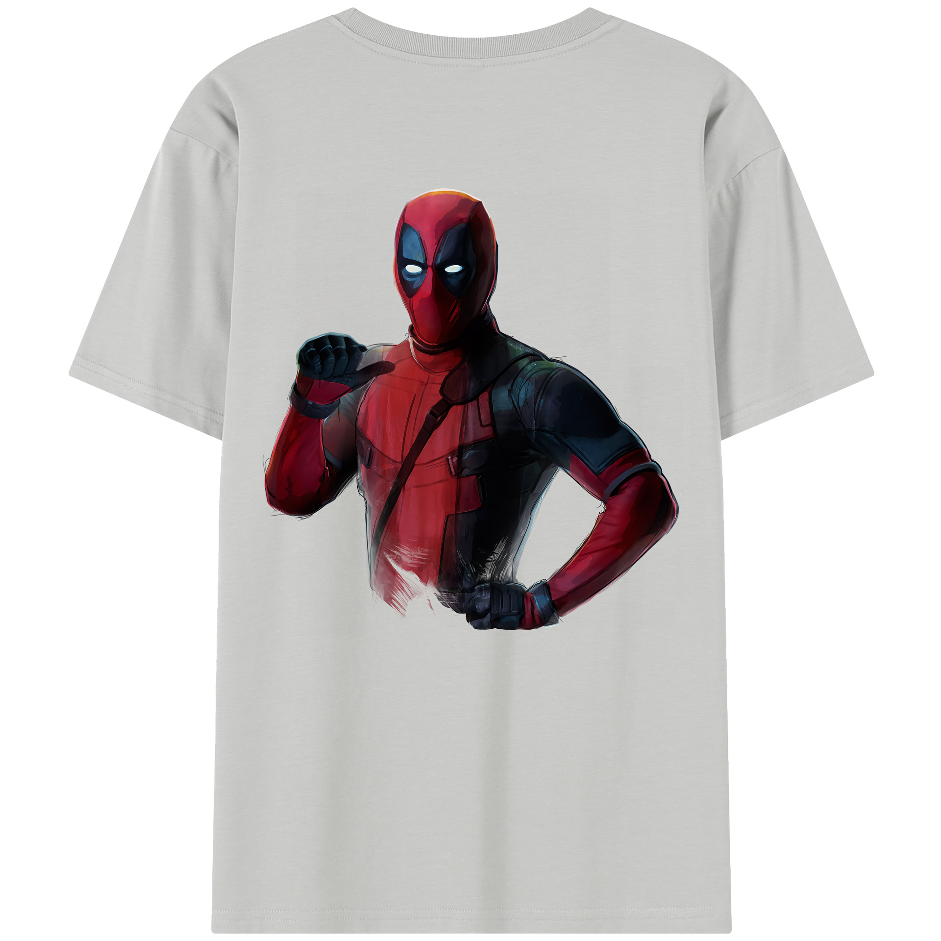 （画像用） Deadpool デッドプール レディース半袖Tシャツ(バックプリント)