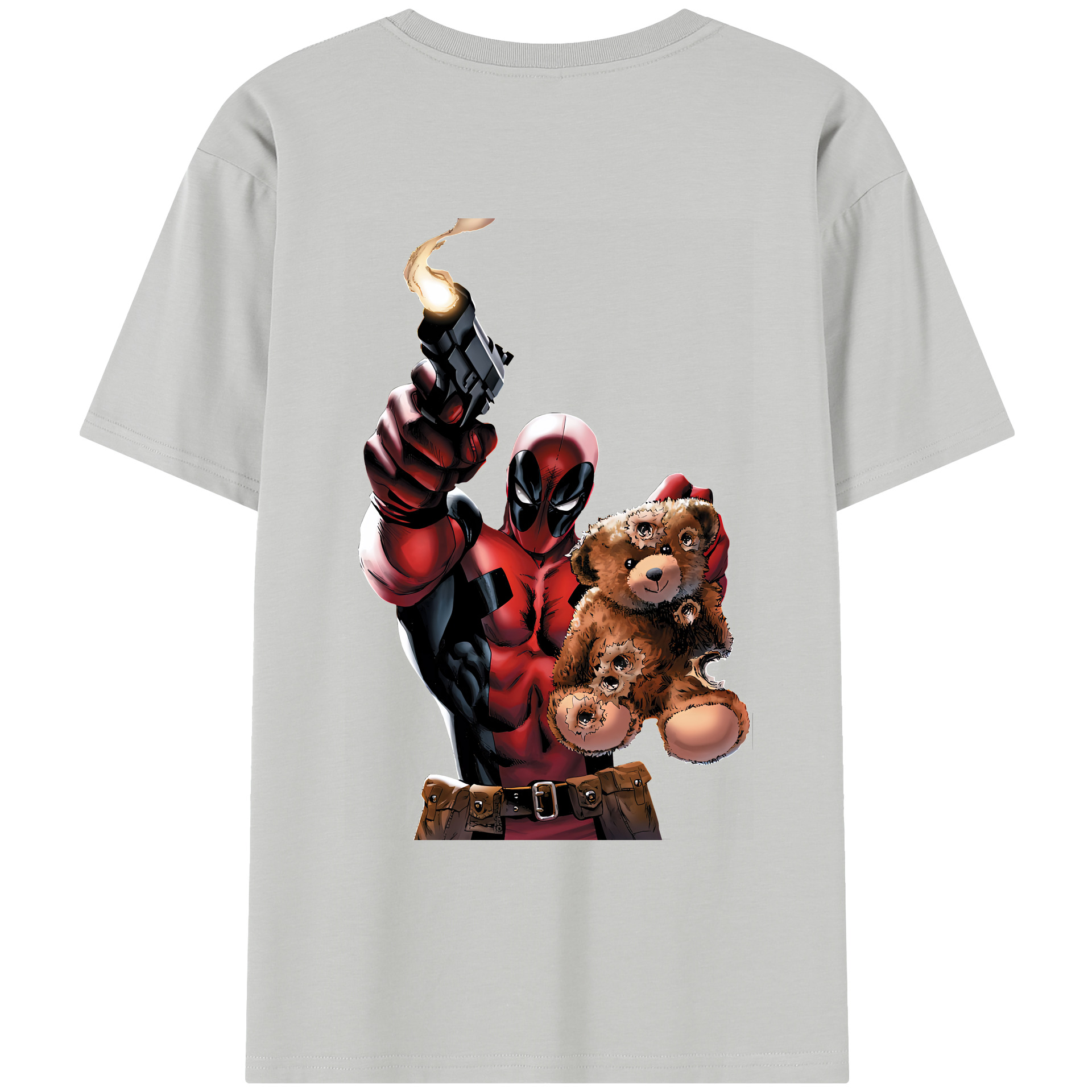 （画像用） Deadpool デッドプール レディース半袖Tシャツ(バックプリント)