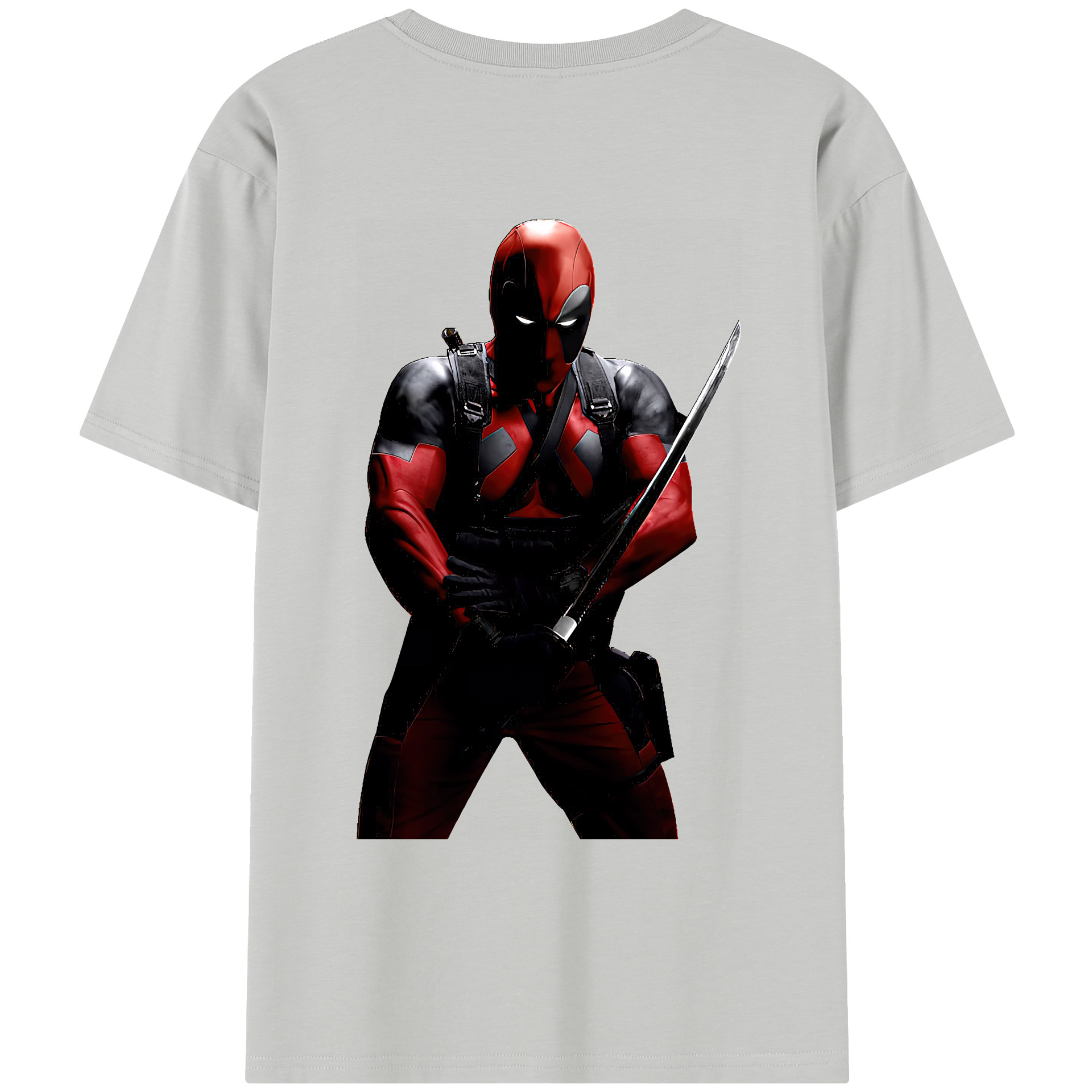 （画像用） Deadpool デッドプール レディース半袖Tシャツ(バックプリント)