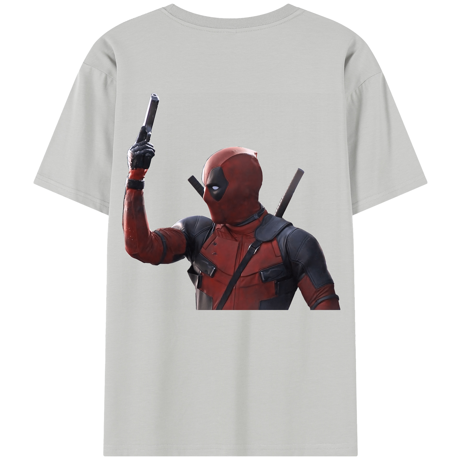 （画像用） Deadpool デッドプール レディース半袖Tシャツ(バックプリント)