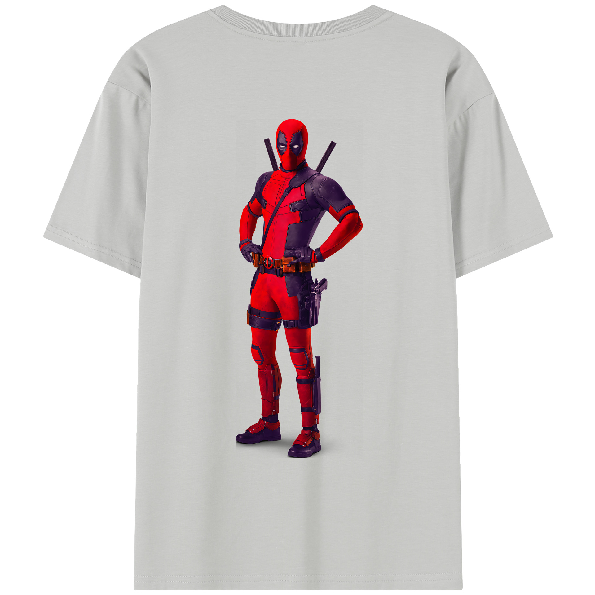 （画像用） Deadpool デッドプール レディース半袖Tシャツ(バックプリント)