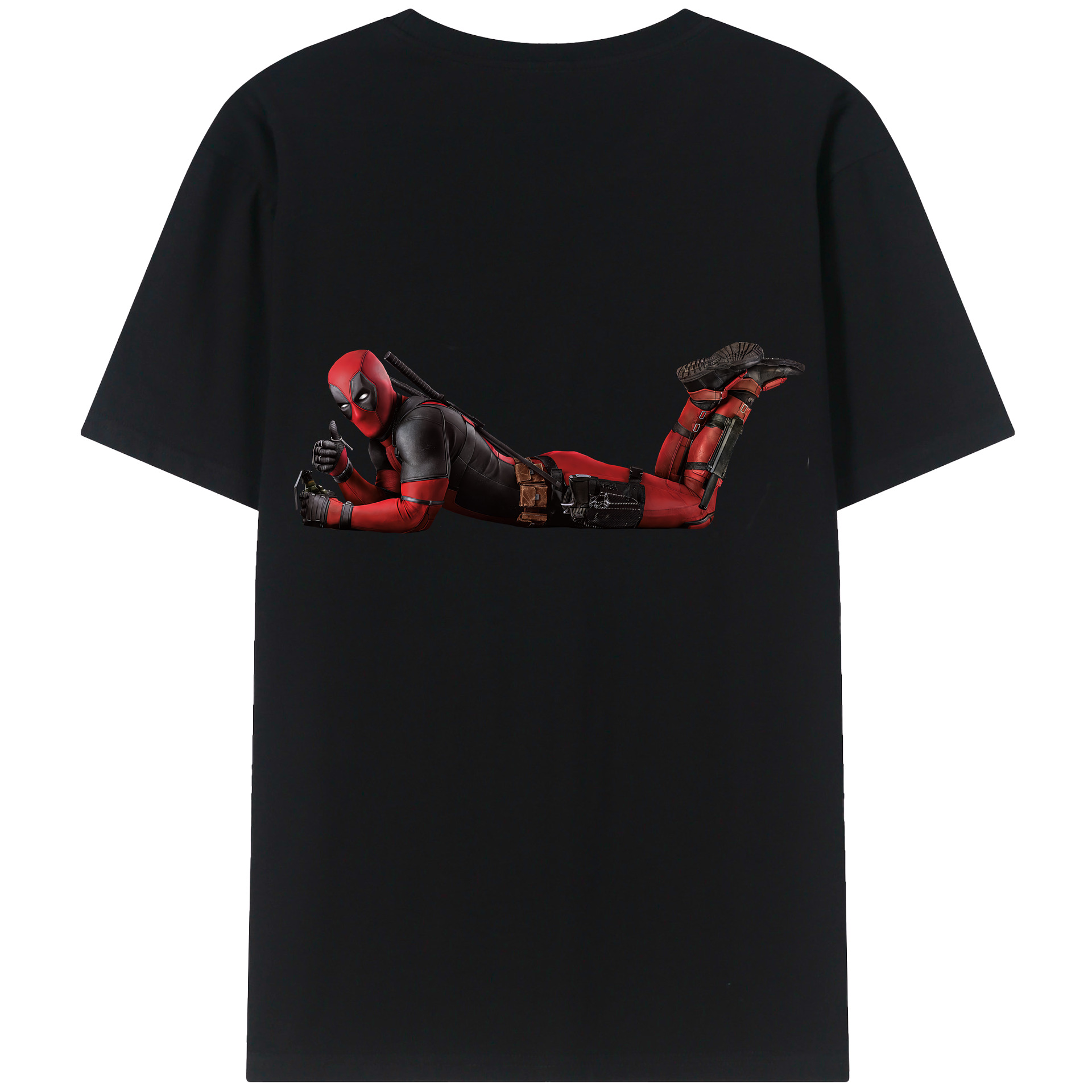 （画像用） Deadpool デッドプール レディース半袖Tシャツ(バックプリント)