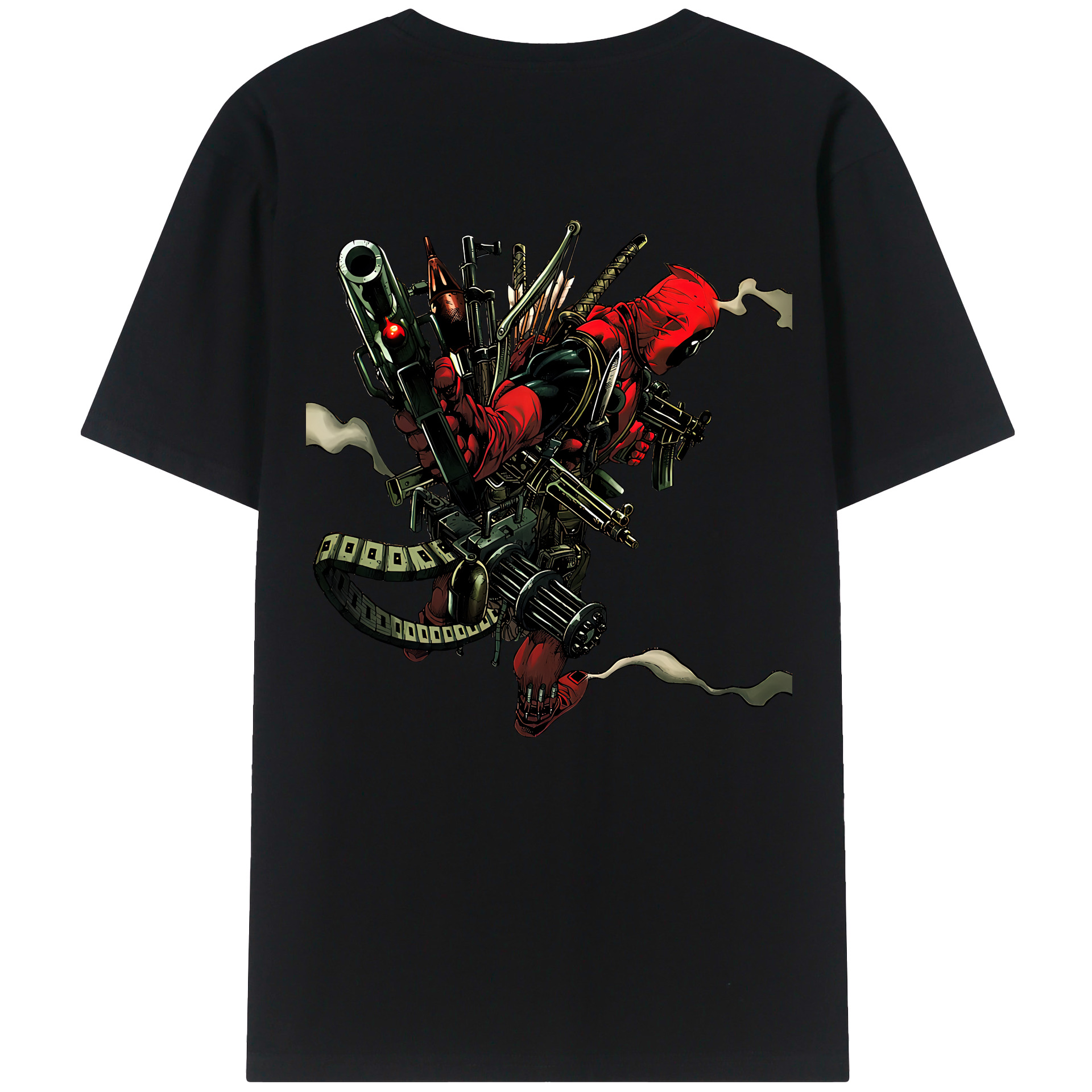 （画像用） Deadpool デッドプール レディース半袖Tシャツ(バックプリント)