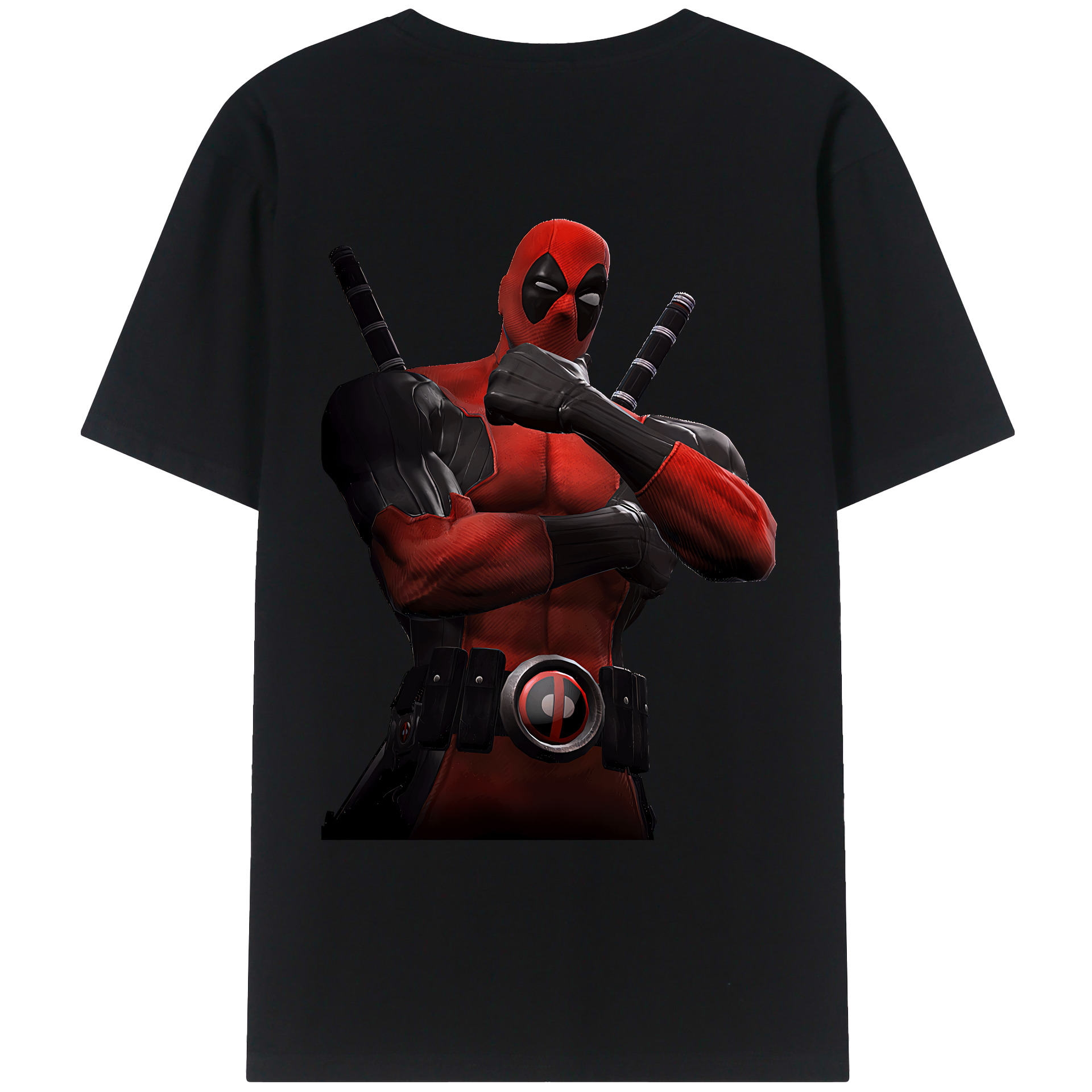 （画像用） Deadpool デッドプール レディース半袖Tシャツ(バックプリント)