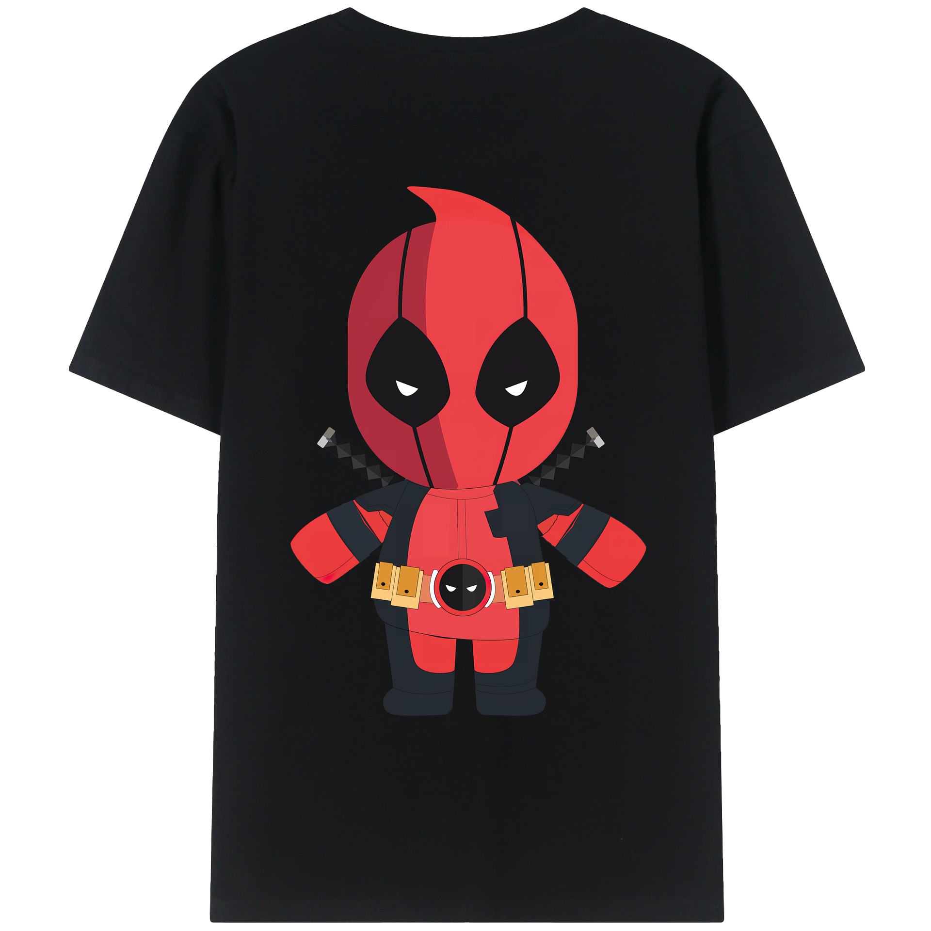 （画像用） Deadpool デッドプール レディース半袖Tシャツ(バックプリント)
