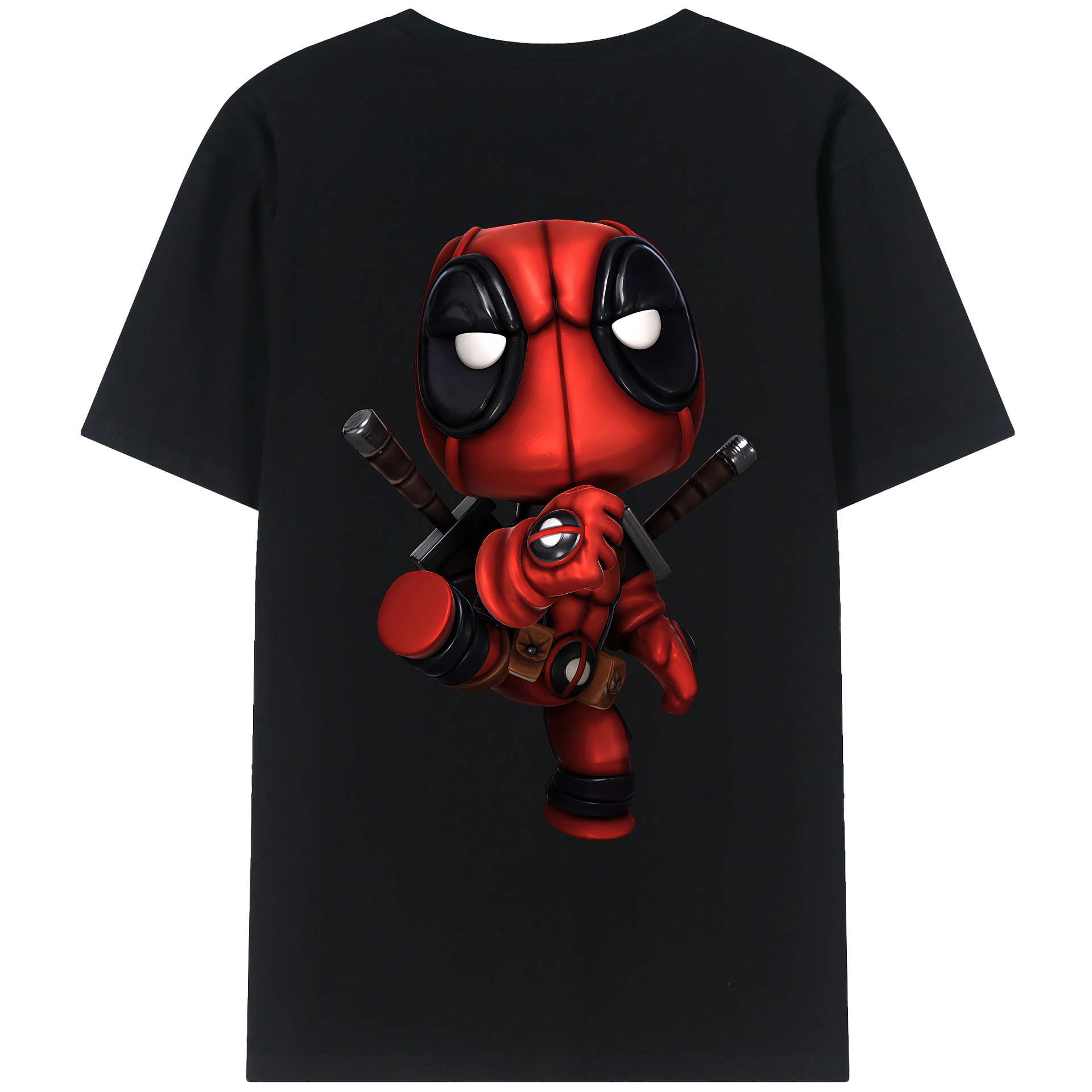 （画像用） Deadpool デッドプール レディース半袖Tシャツ(バックプリント)