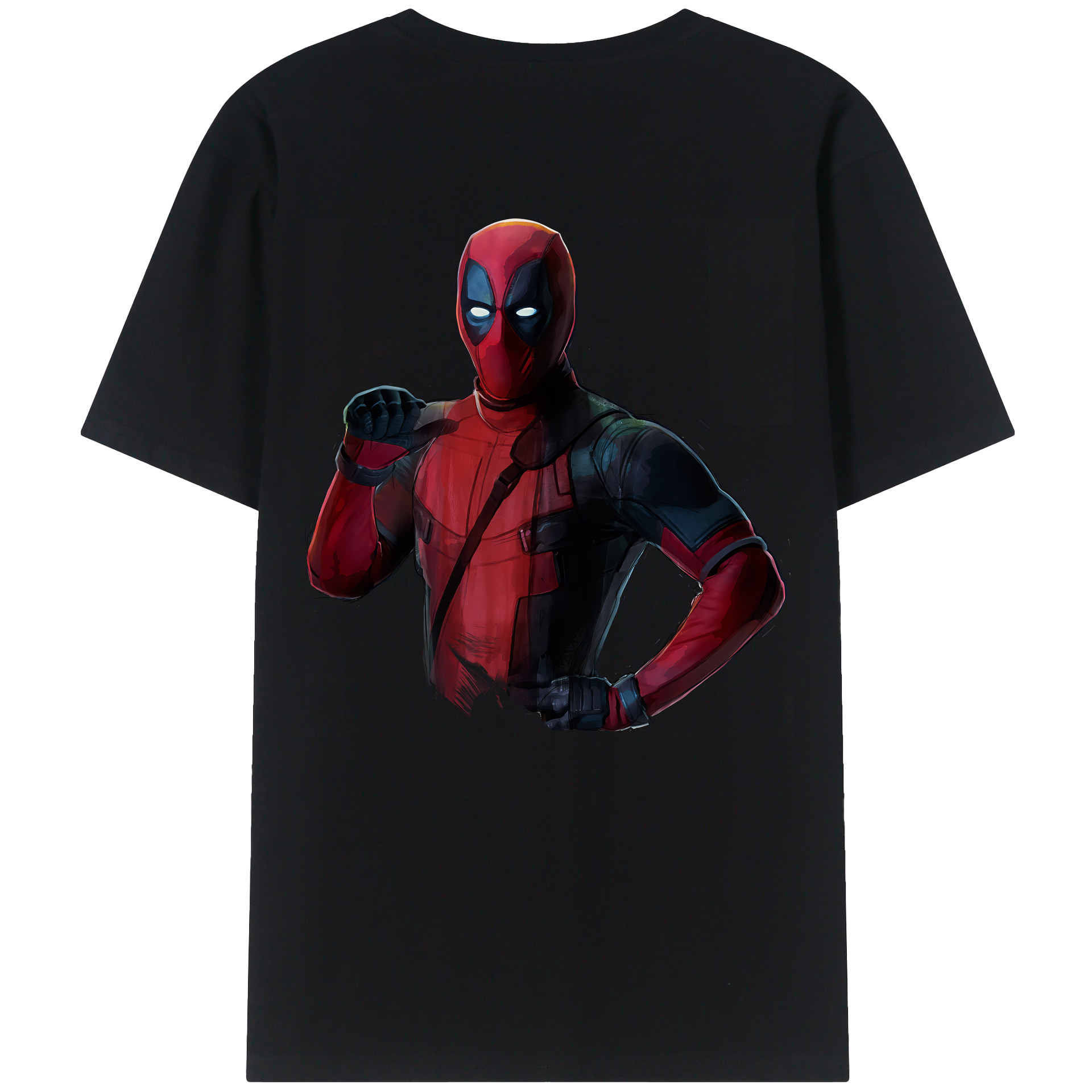 （画像用） Deadpool デッドプール レディース半袖Tシャツ(バックプリント)