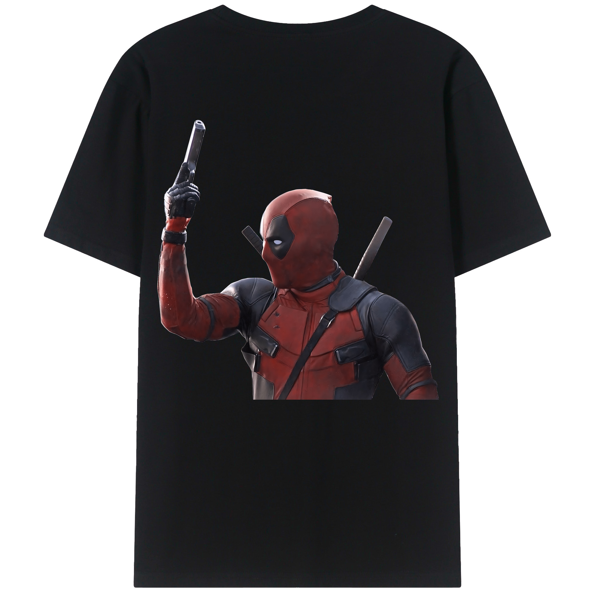 （画像用） Deadpool デッドプール レディース半袖Tシャツ(バックプリント)