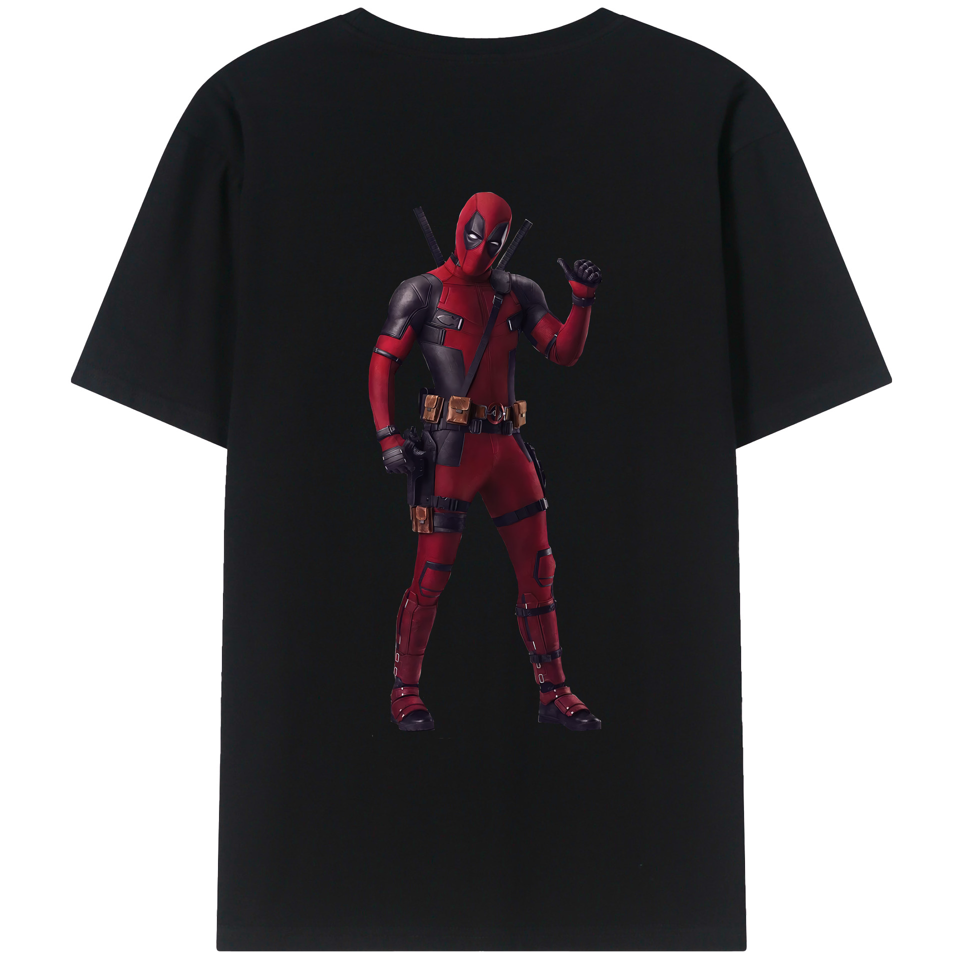 （画像用） Deadpool デッドプール レディース半袖Tシャツ(バックプリント)