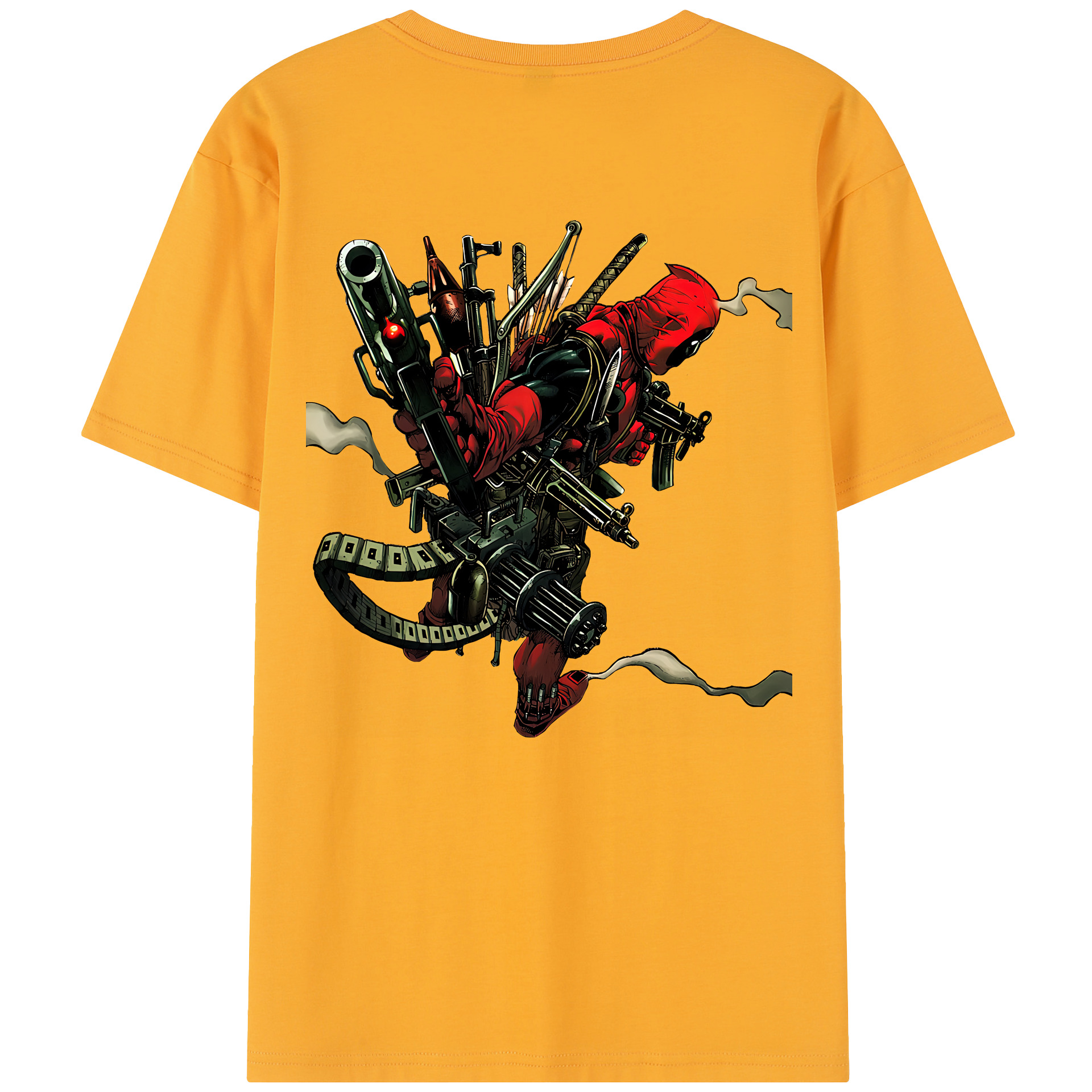 （画像用） Deadpool デッドプール レディース半袖Tシャツ(バックプリント)