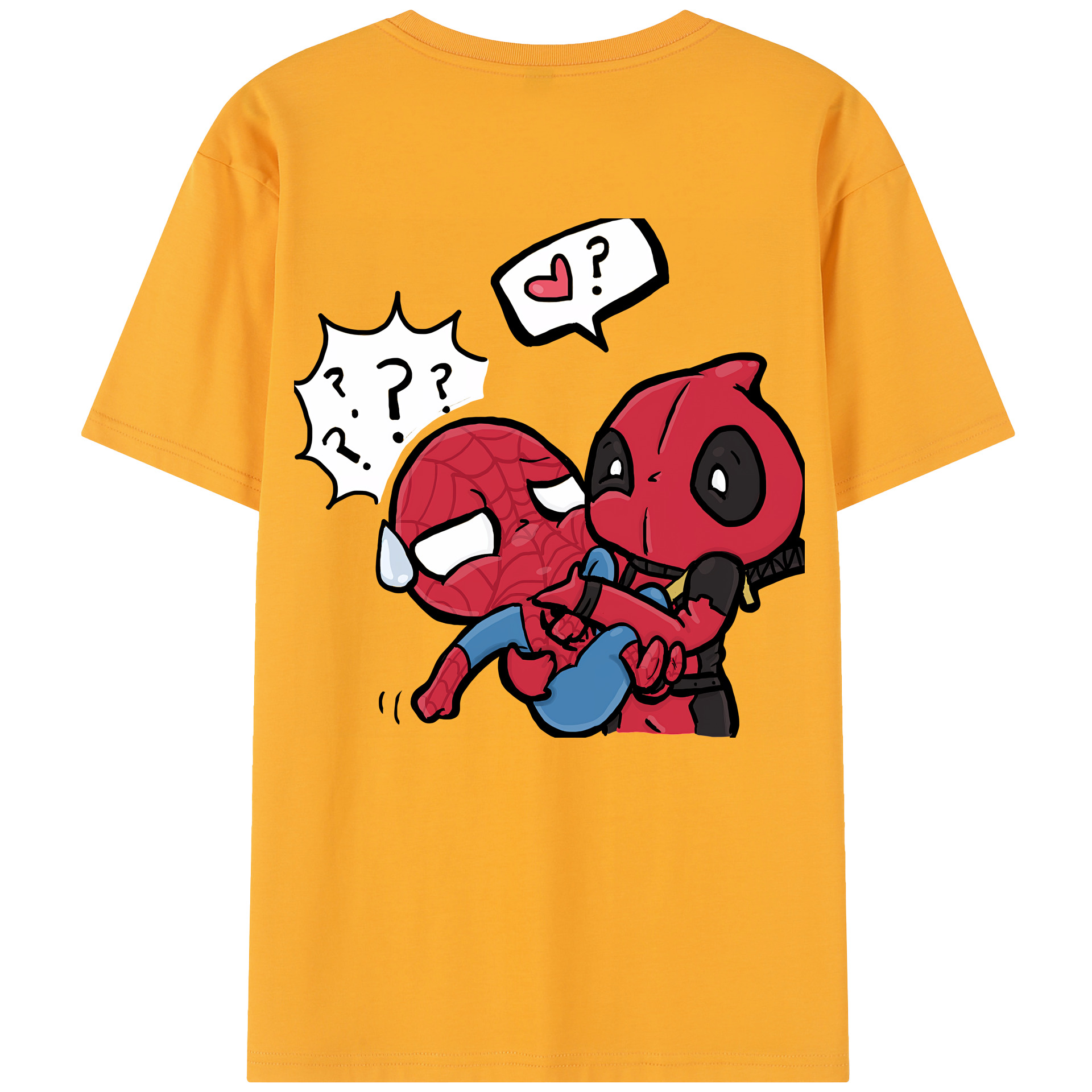 （画像用） Deadpool デッドプール レディース半袖Tシャツ(バックプリント)