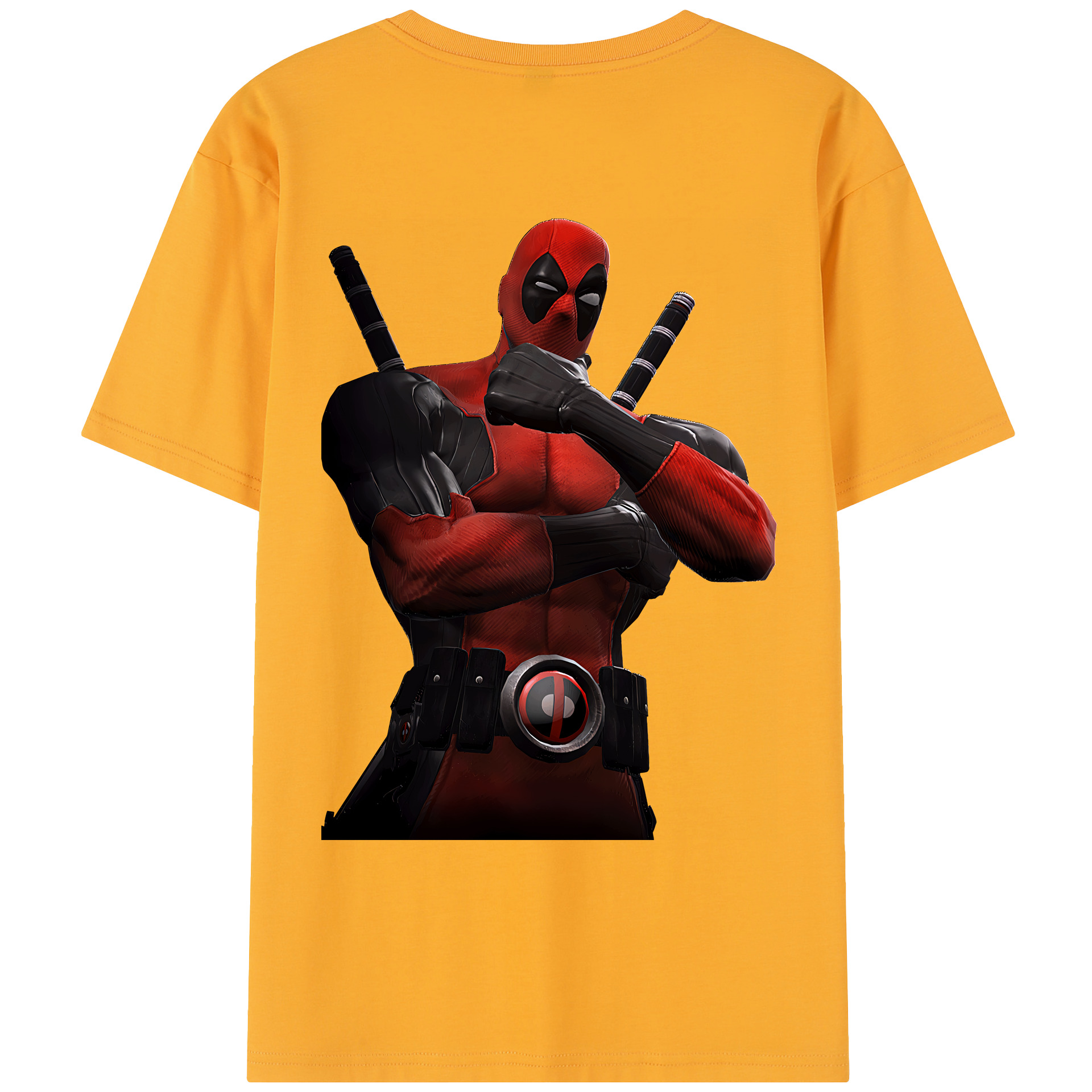 （画像用） Deadpool デッドプール レディース半袖Tシャツ(バックプリント)
