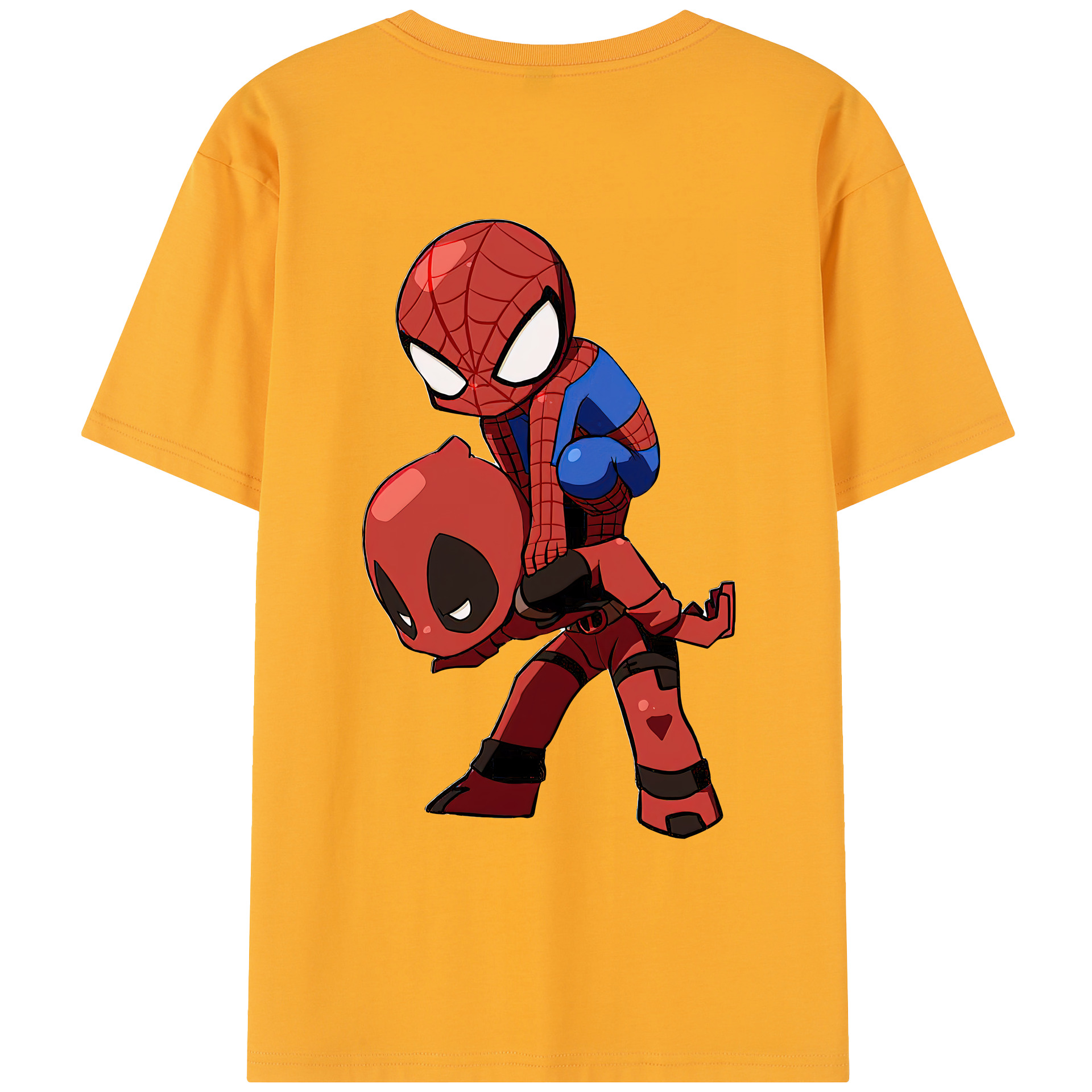 （画像用） Deadpool デッドプール レディース半袖Tシャツ(バックプリント)