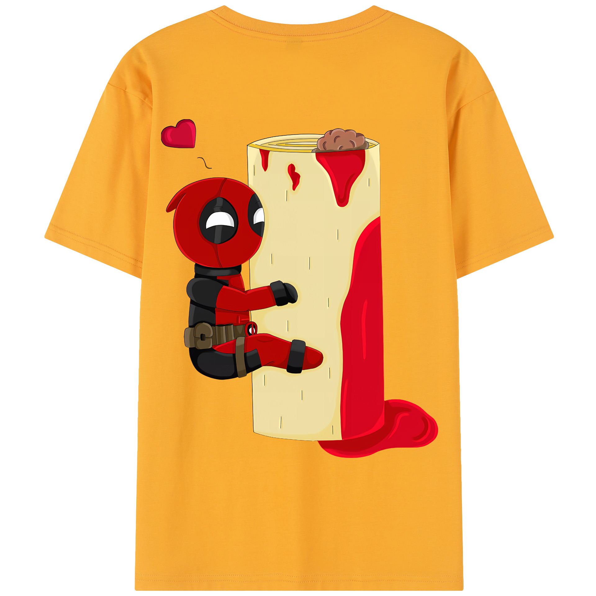 （画像用） Deadpool デッドプール レディース半袖Tシャツ(バックプリント)