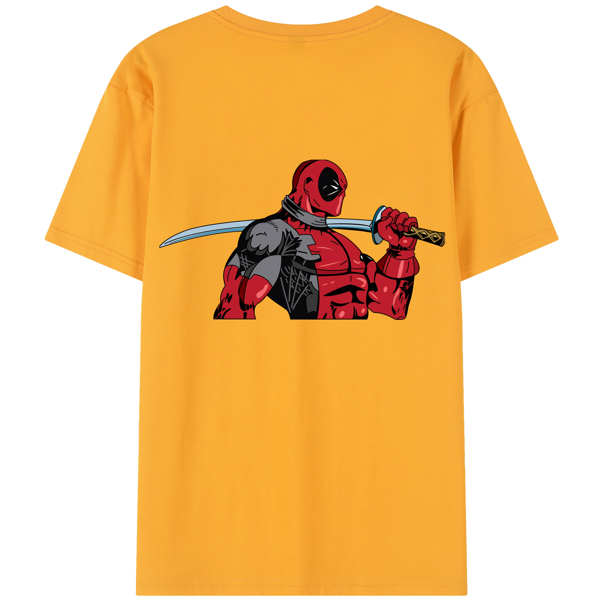 （画像用） Deadpool デッドプール レディース半袖Tシャツ(バックプリント)