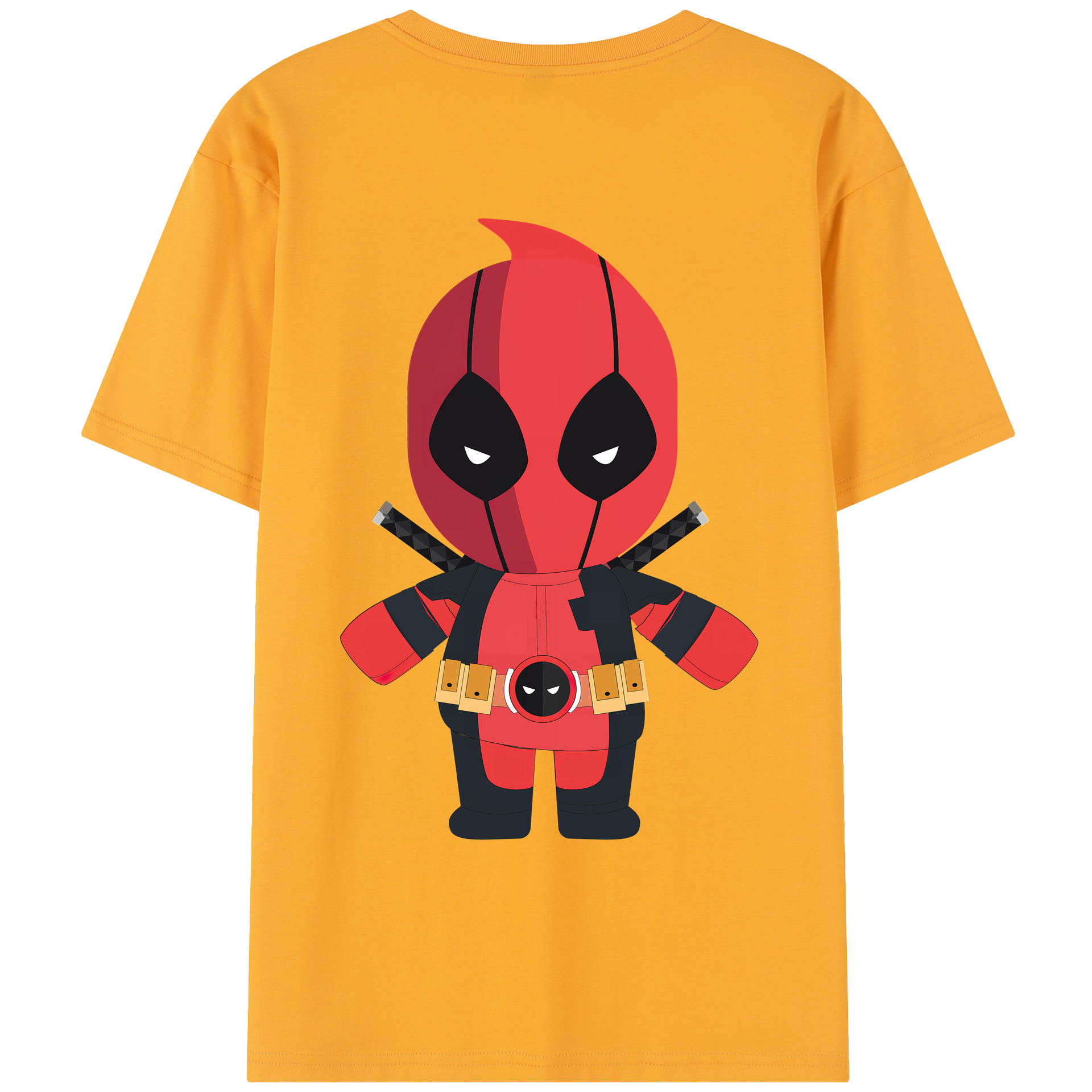 （画像用） Deadpool デッドプール レディース半袖Tシャツ(バックプリント)