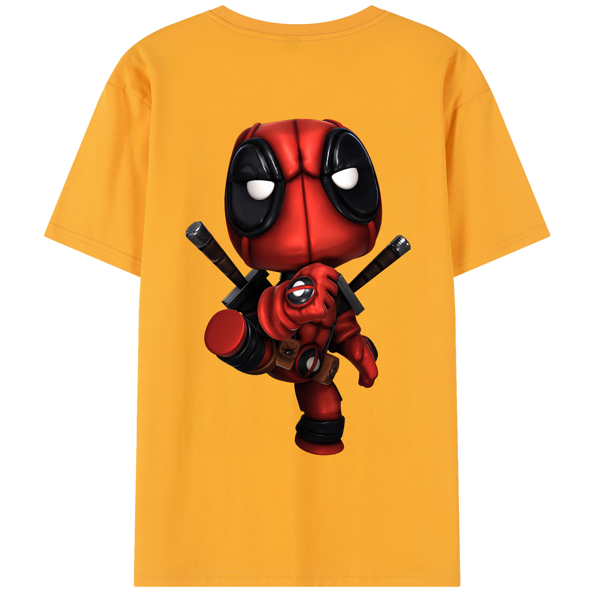 （画像用） Deadpool デッドプール レディース半袖Tシャツ(バックプリント)