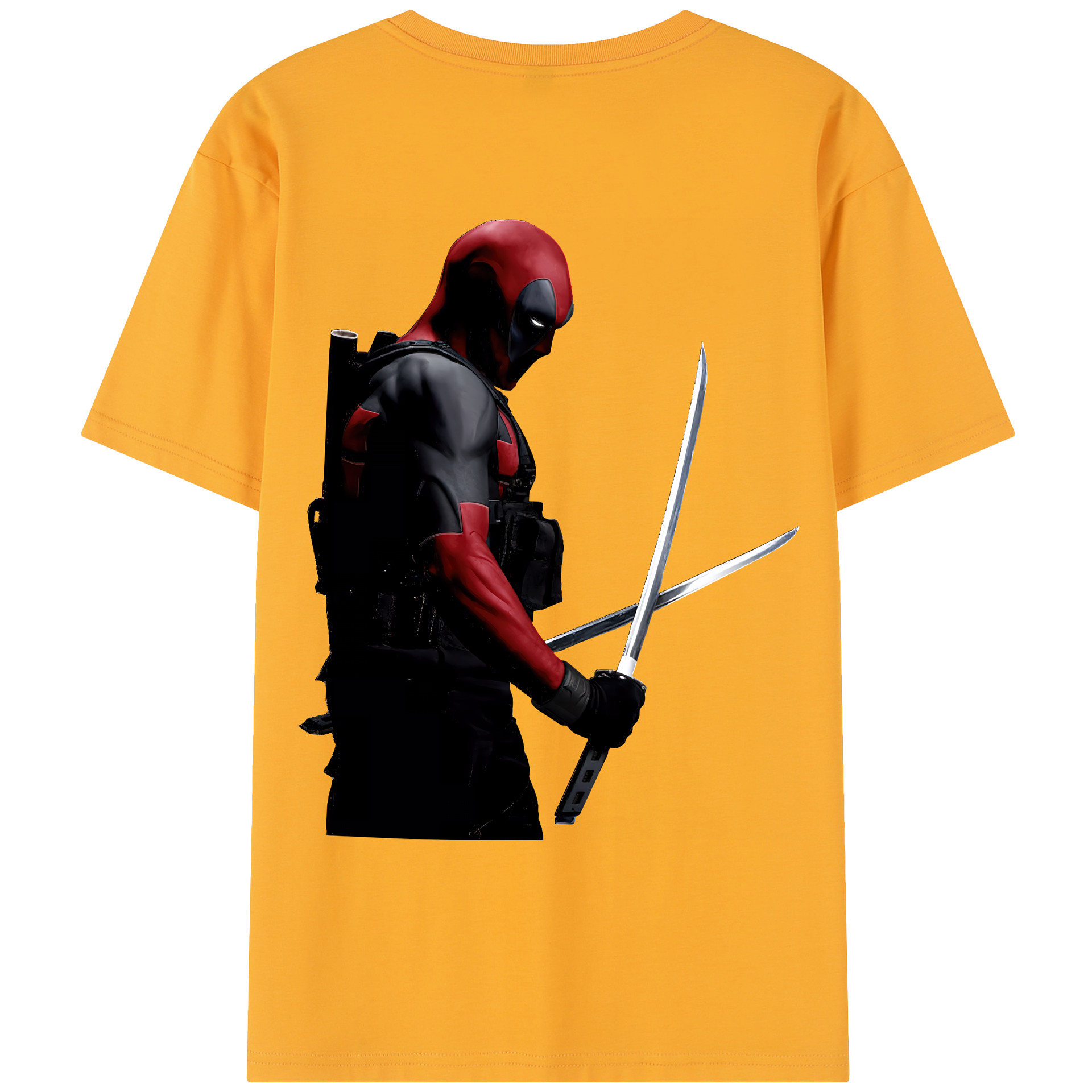（画像用） Deadpool デッドプール レディース半袖Tシャツ(バックプリント)