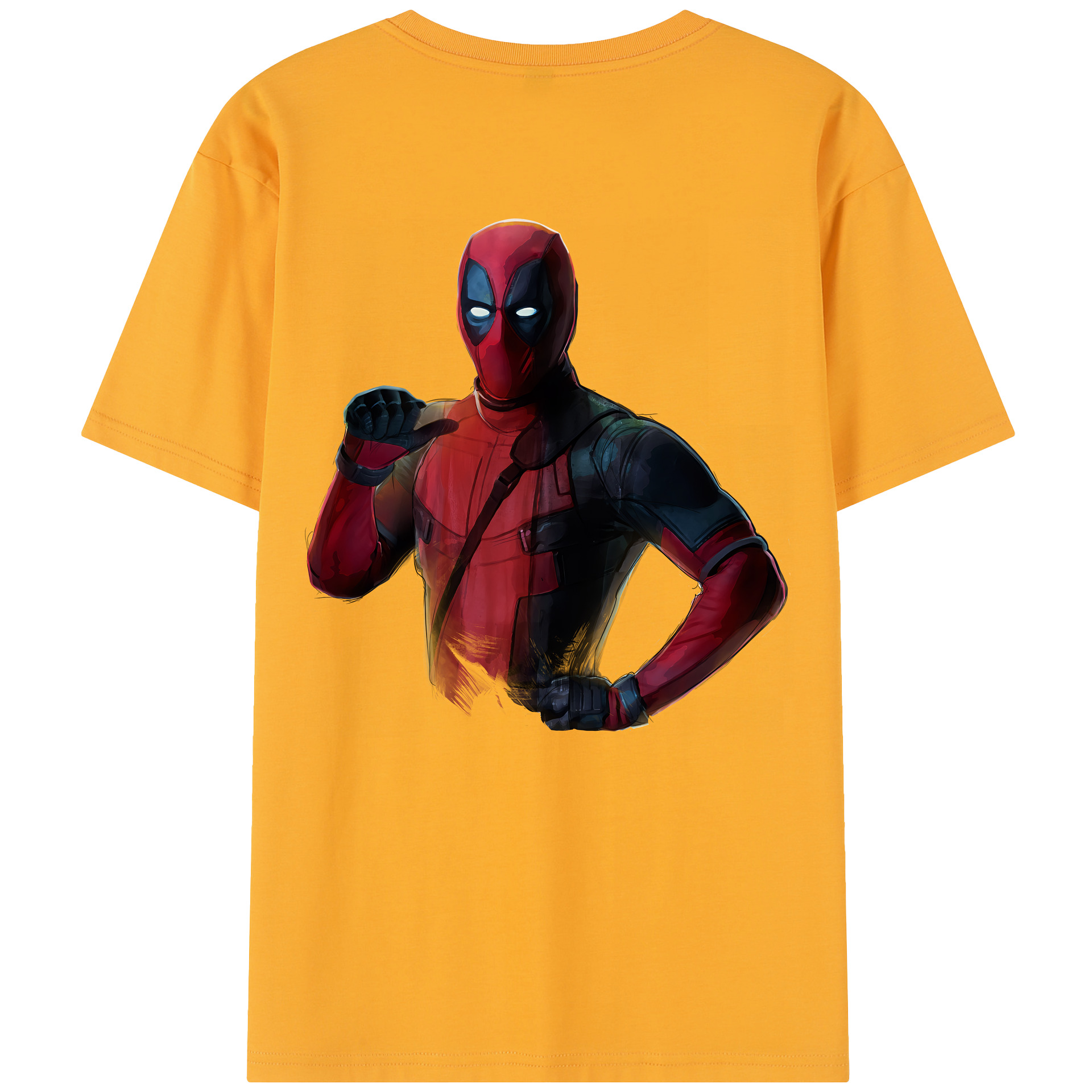 （画像用） Deadpool デッドプール レディース半袖Tシャツ(バックプリント)