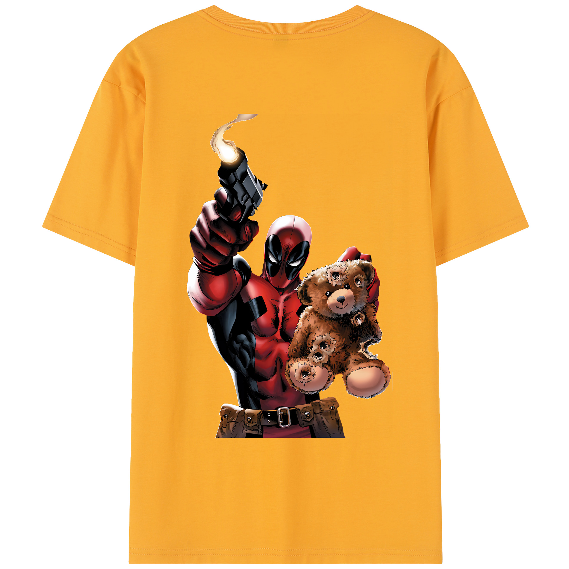 （画像用） Deadpool デッドプール レディース半袖Tシャツ(バックプリント)