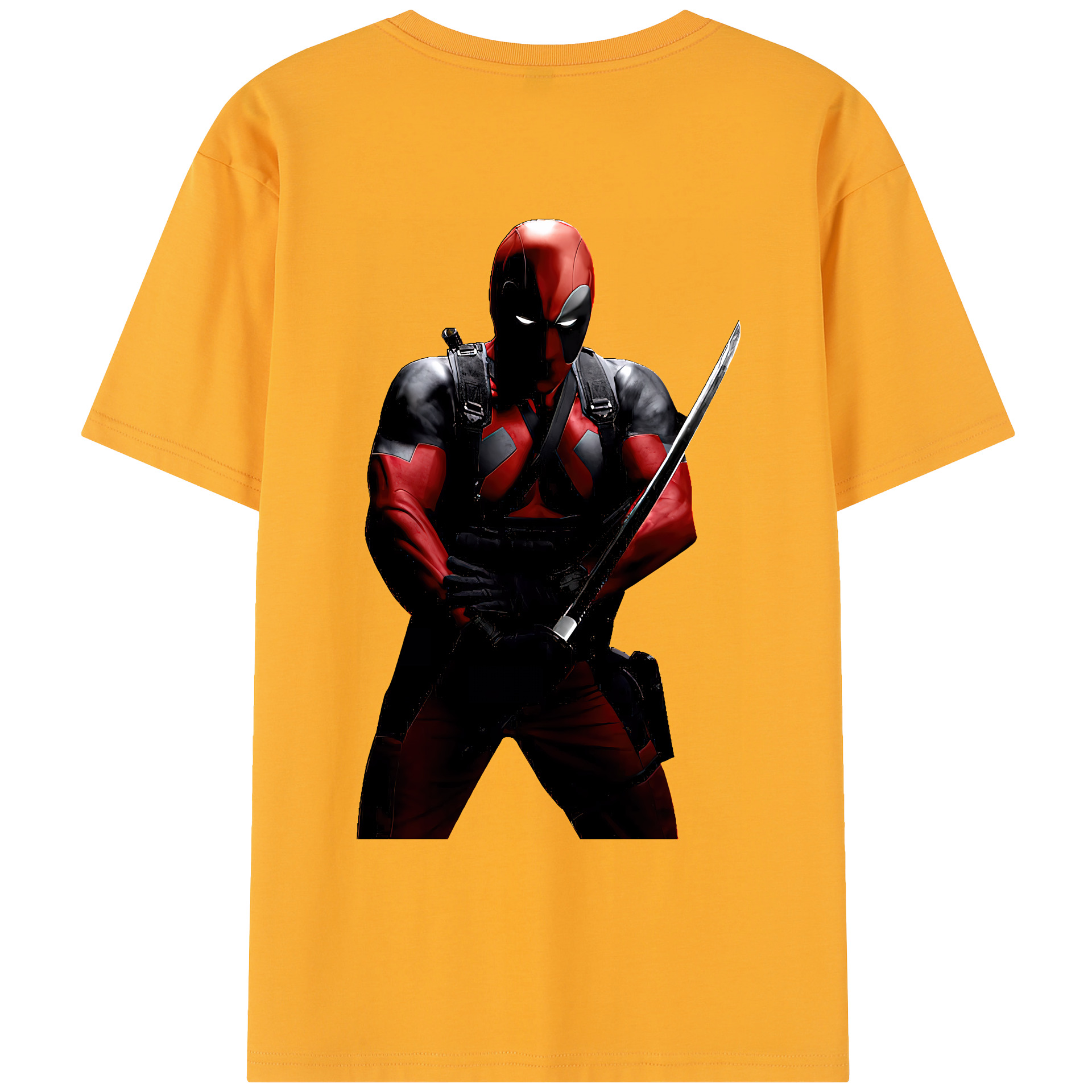 （画像用） Deadpool デッドプール レディース半袖Tシャツ(バックプリント)