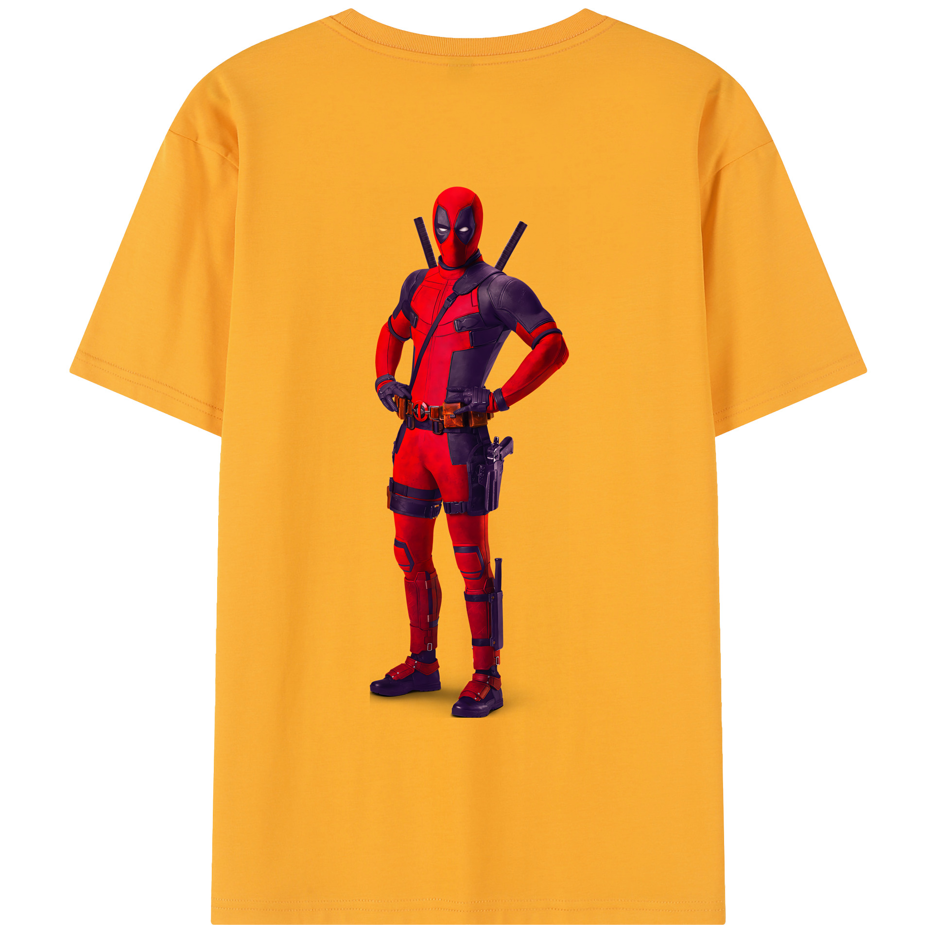 （画像用） Deadpool デッドプール レディース半袖Tシャツ(バックプリント)