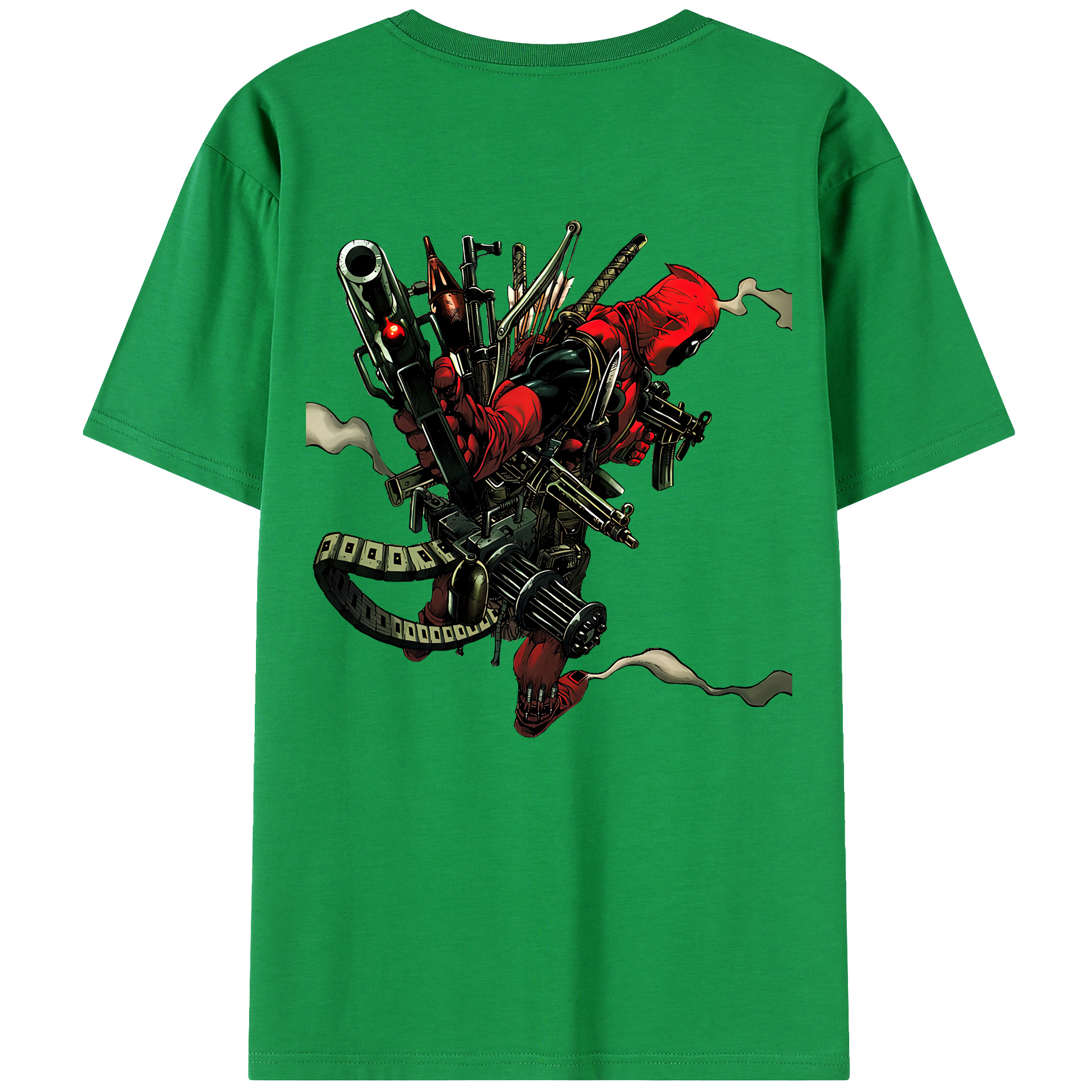 （画像用） Deadpool デッドプール レディース半袖Tシャツ(バックプリント)