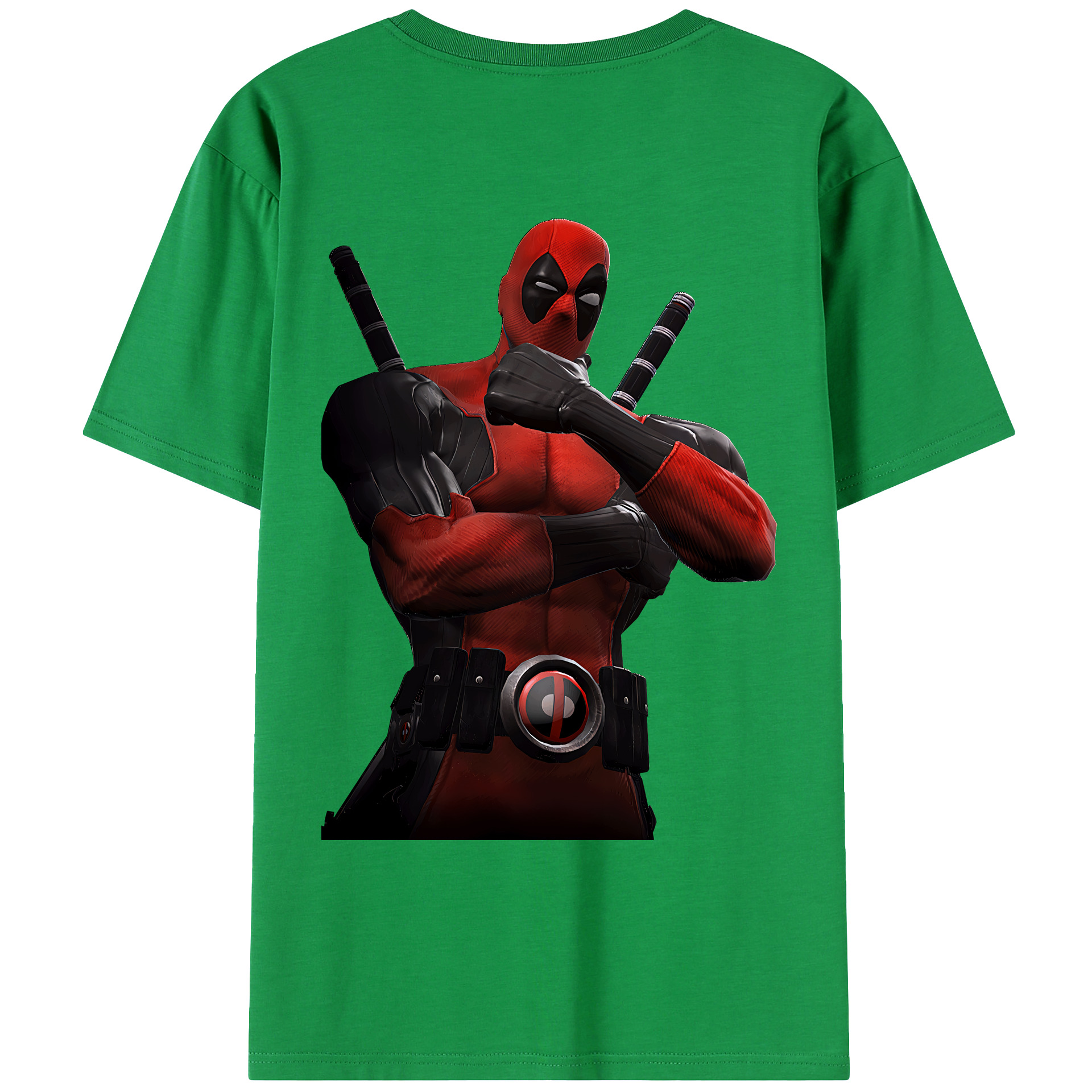 （画像用） Deadpool デッドプール レディース半袖Tシャツ(バックプリント)